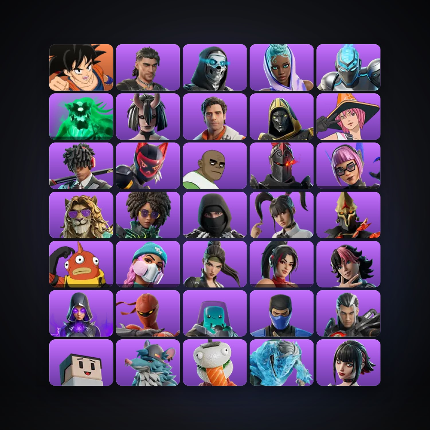 Fortnite | 184 Skins | 850 V-Bucks | Level 2588 | 368 Wins — HabibiAccounts