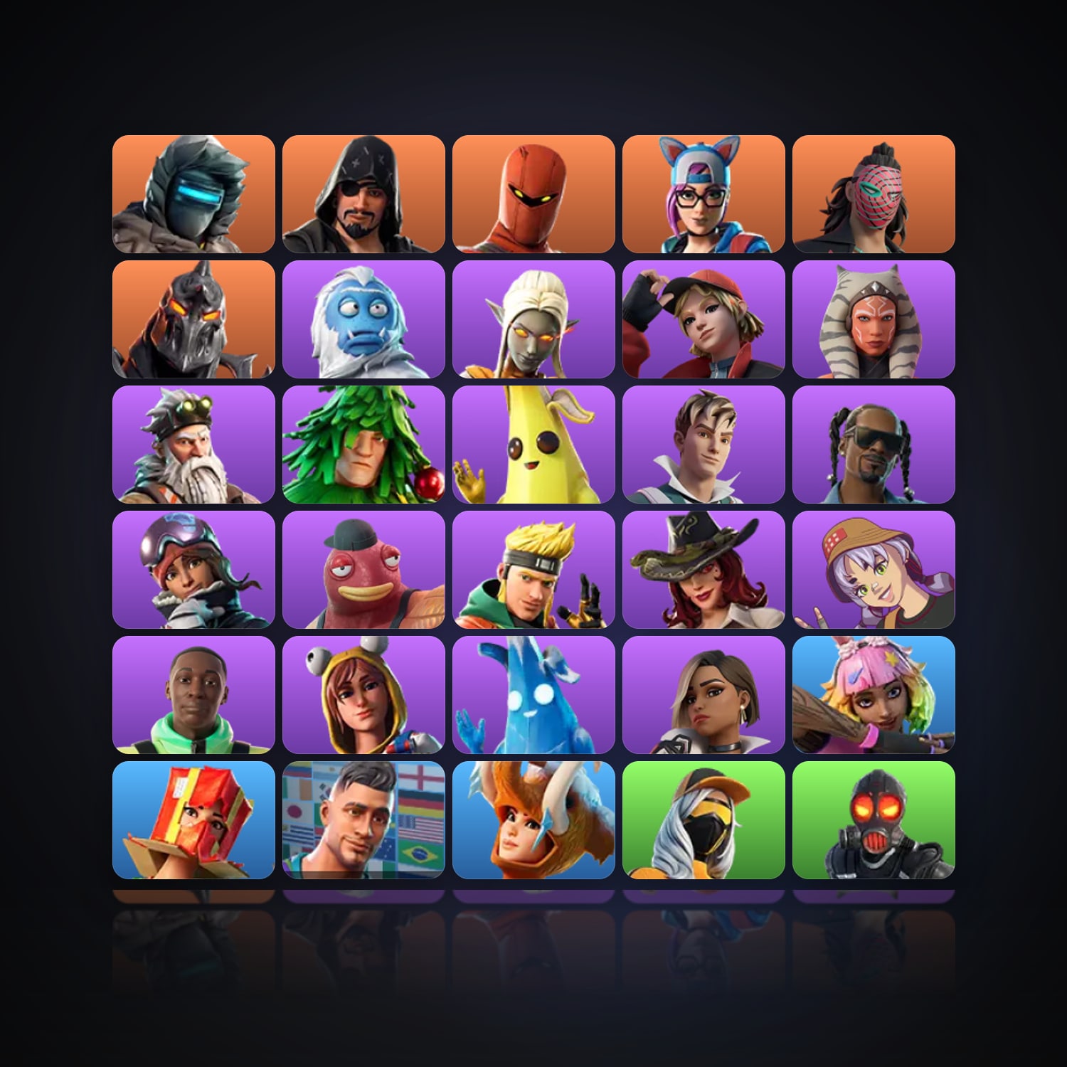 Fortnite | 31 Skins | 1.1K V-Bucks | Level 1427 | 200 Wins — HabibiAccounts