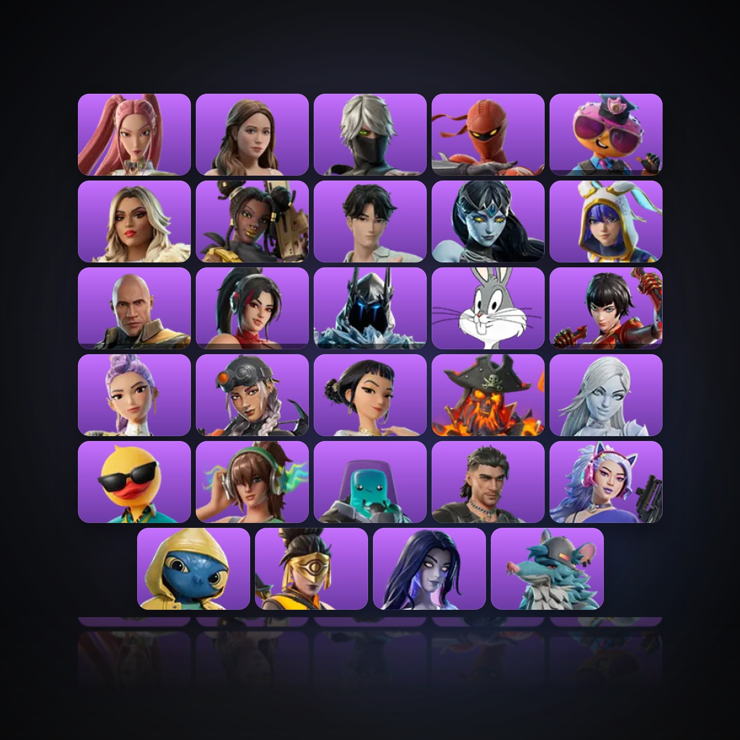 Fortnite | 29 Skins | 150 V-Bucks | Level 313 | 12 Wins — HabibiAccounts
