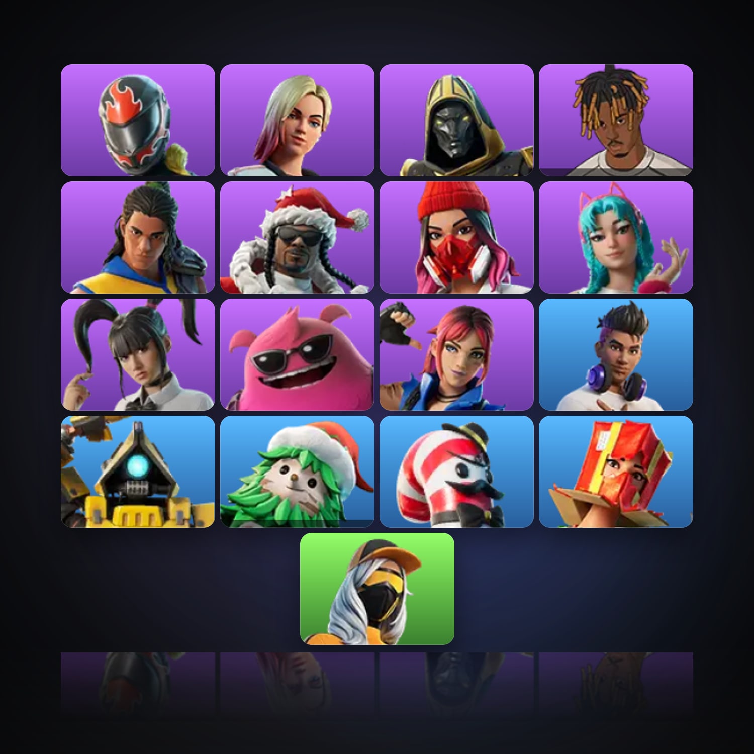 Fortnite | 18 Skins | 100 V-Bucks | Level 399 | 23 Wins — HabibiAccounts