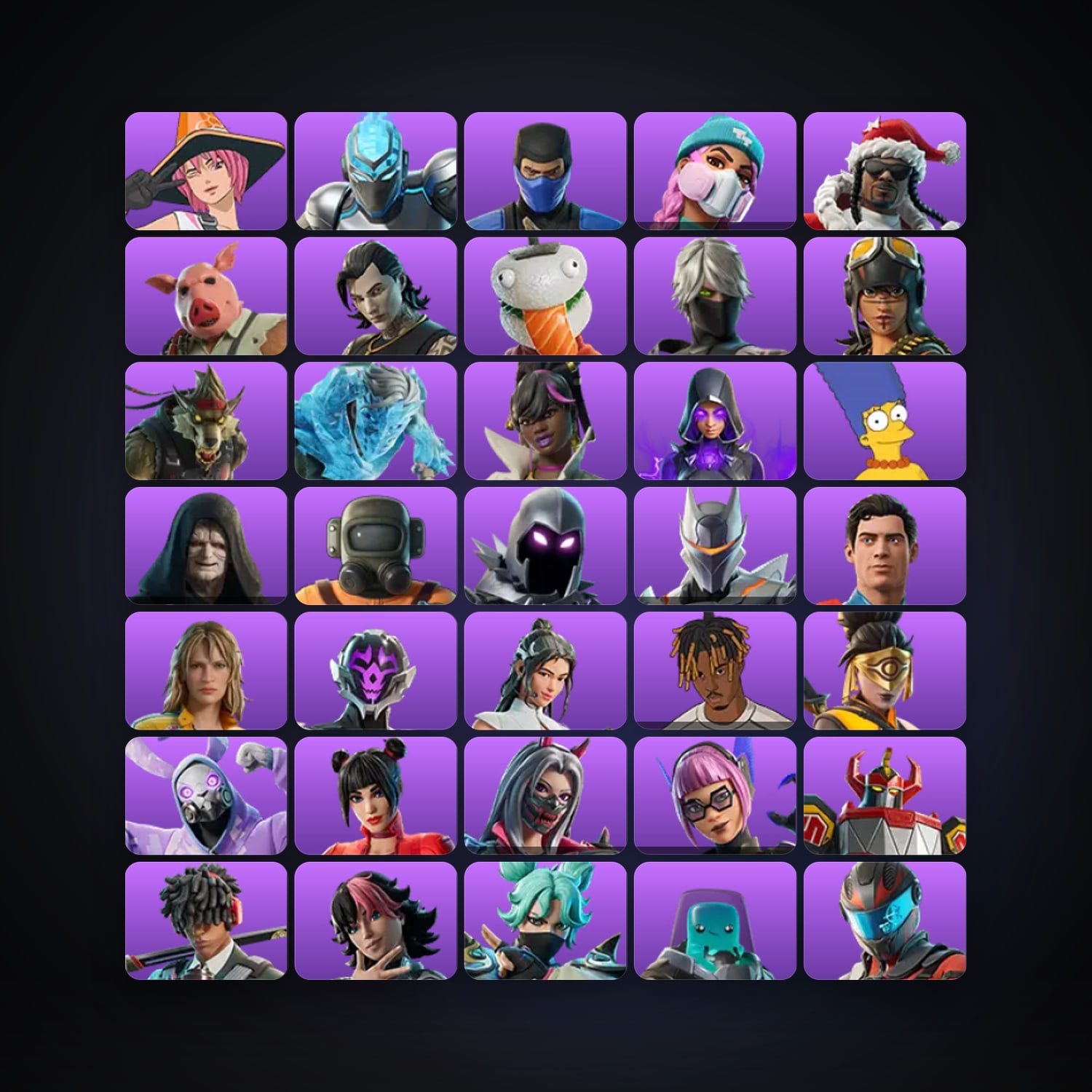 Fortnite | 130 Skins | 12.5K V-Bucks | Level 1121 — HabibiAccounts