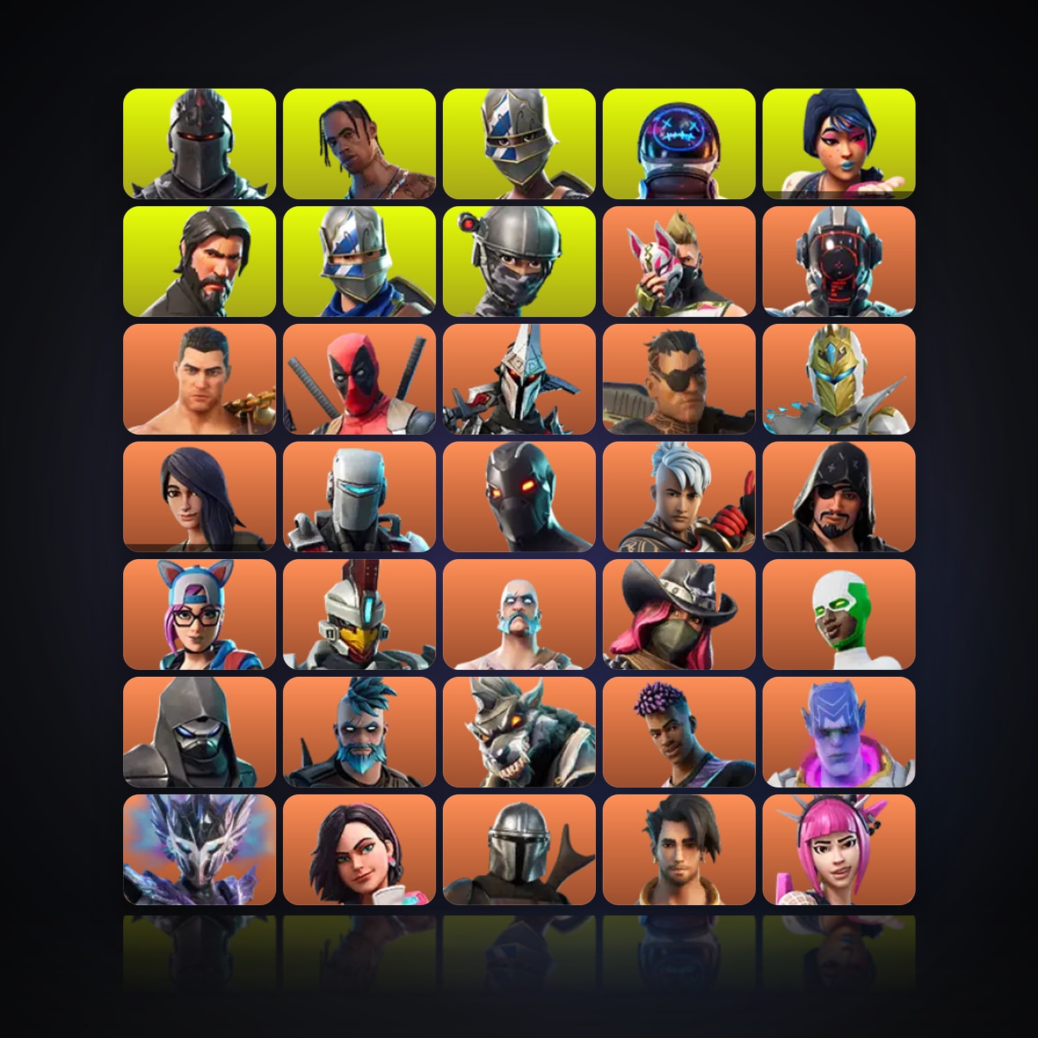 Fortnite | 226 Skins | 6.7K V-Bucks | Level 2167 | 408 Wins — HabibiAccounts