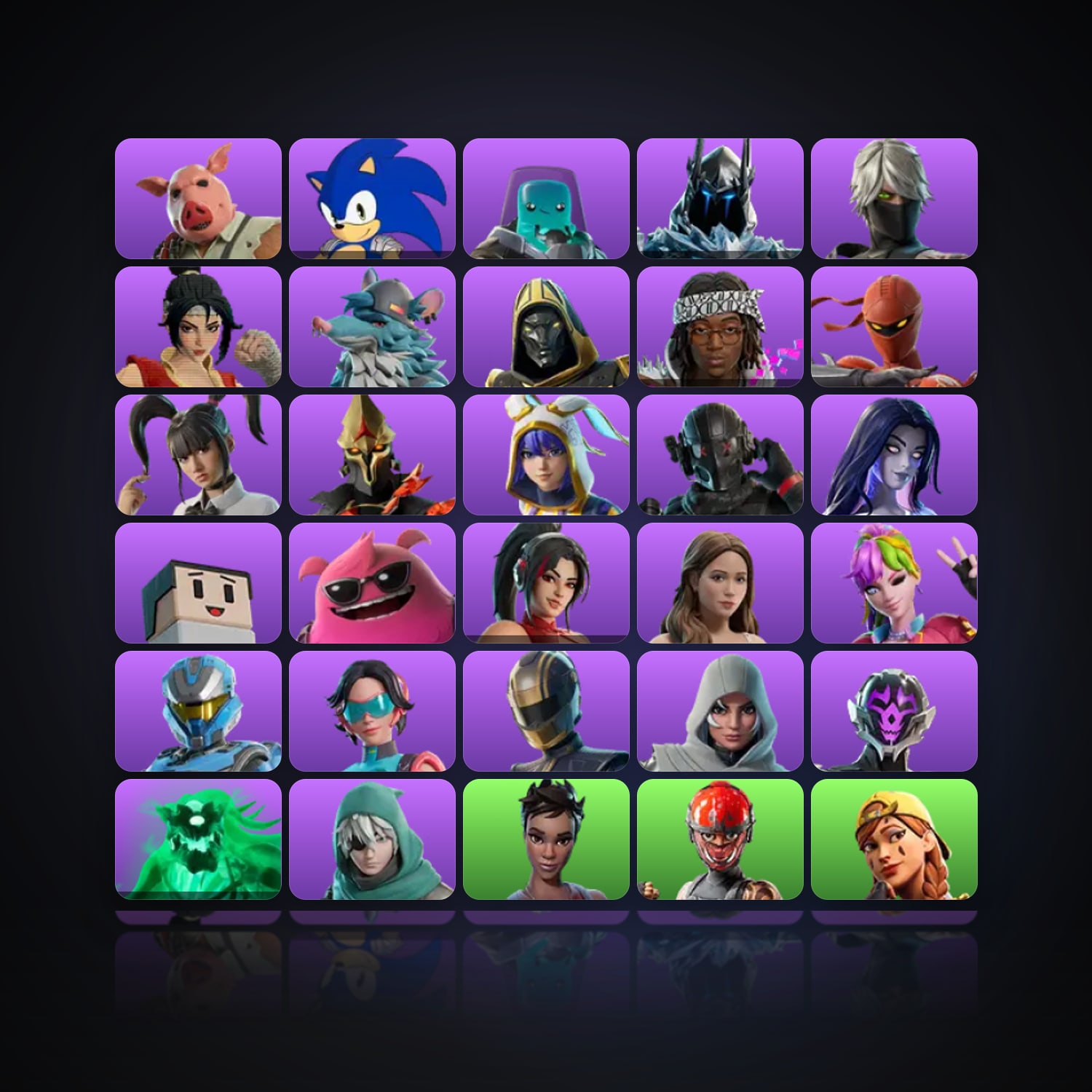 Fortnite | 31 Skins | 100 V-Bucks | Level 1046 | 41 Wins — HabibiAccounts