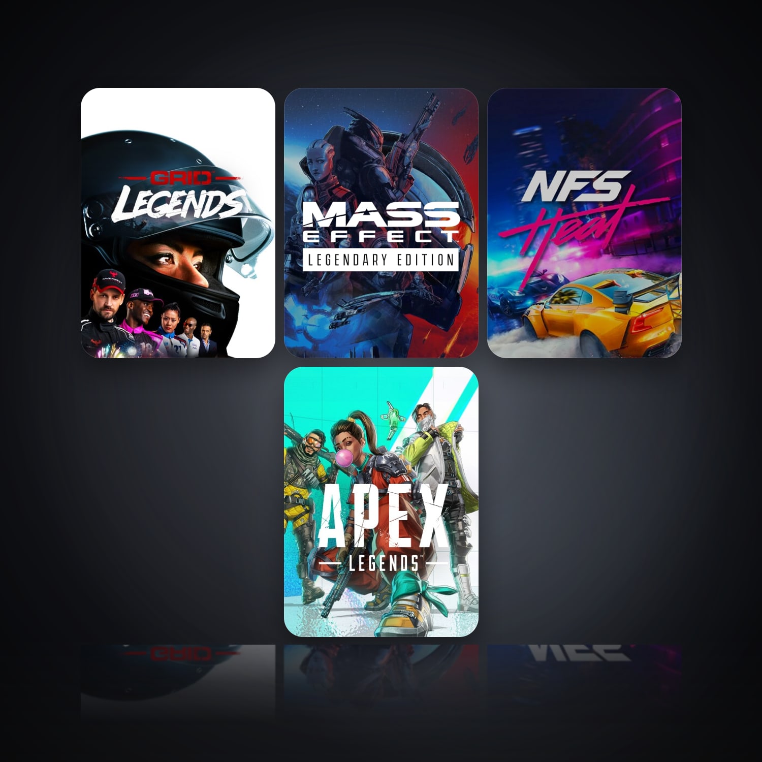 GRID Legends & Mass Effect Legendary Edition | 4 Games | Apex Lvl 9 — HabibiAccounts