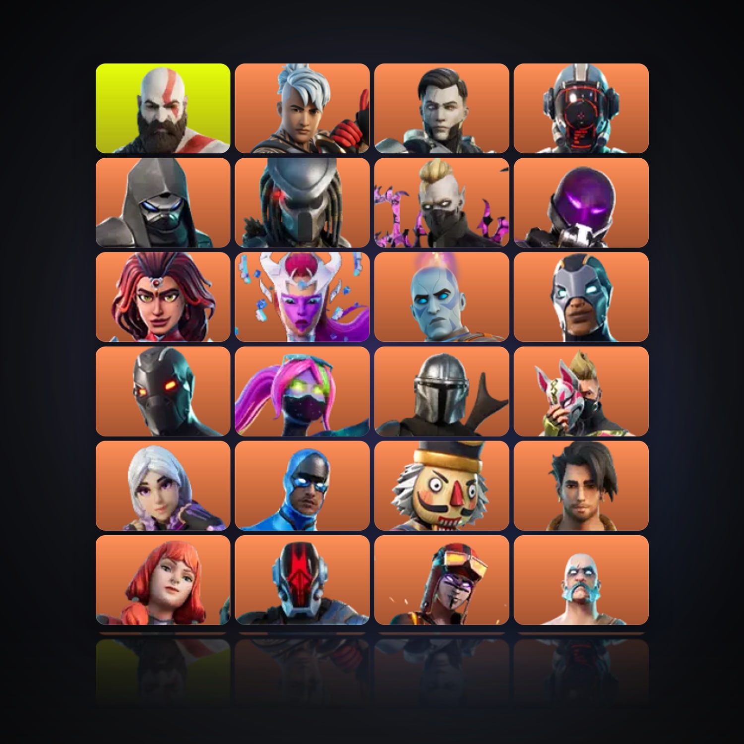 Fortnite | 115 Skins | 150 V-Bucks | Level 945 | 77 Wins — HabibiAccounts