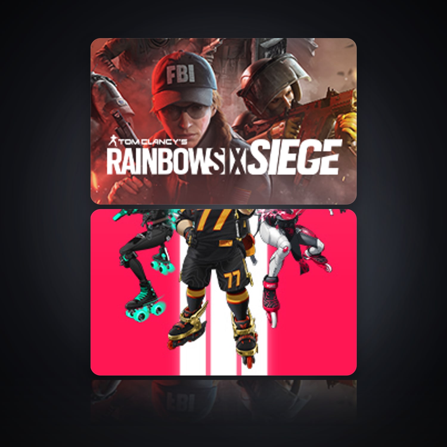 Tom Clancy's Rainbow Six Siege & Roller Champions | 2 Games — HabibiAccounts