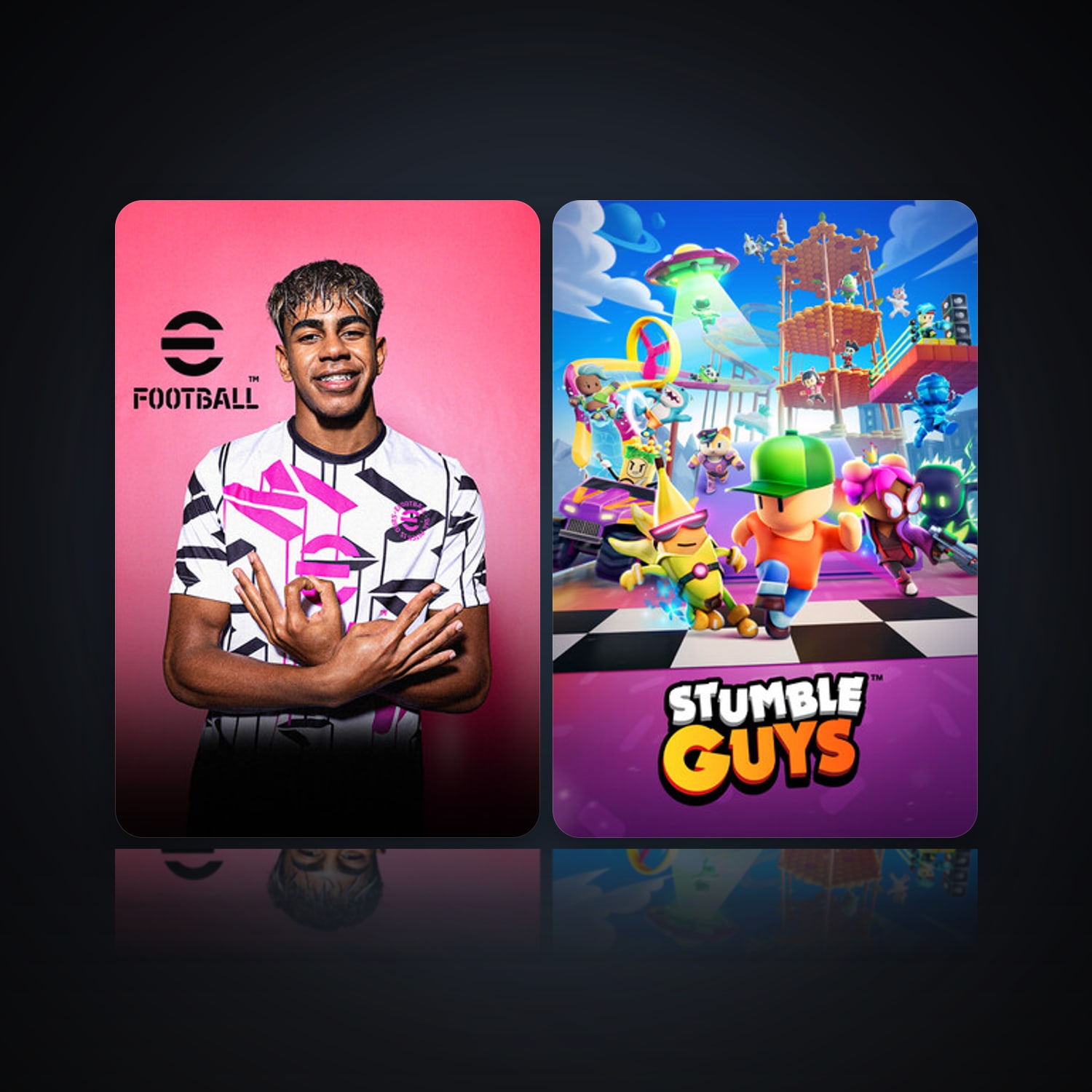 eFootball 2024 & Stumble Guys — HabibiAccounts