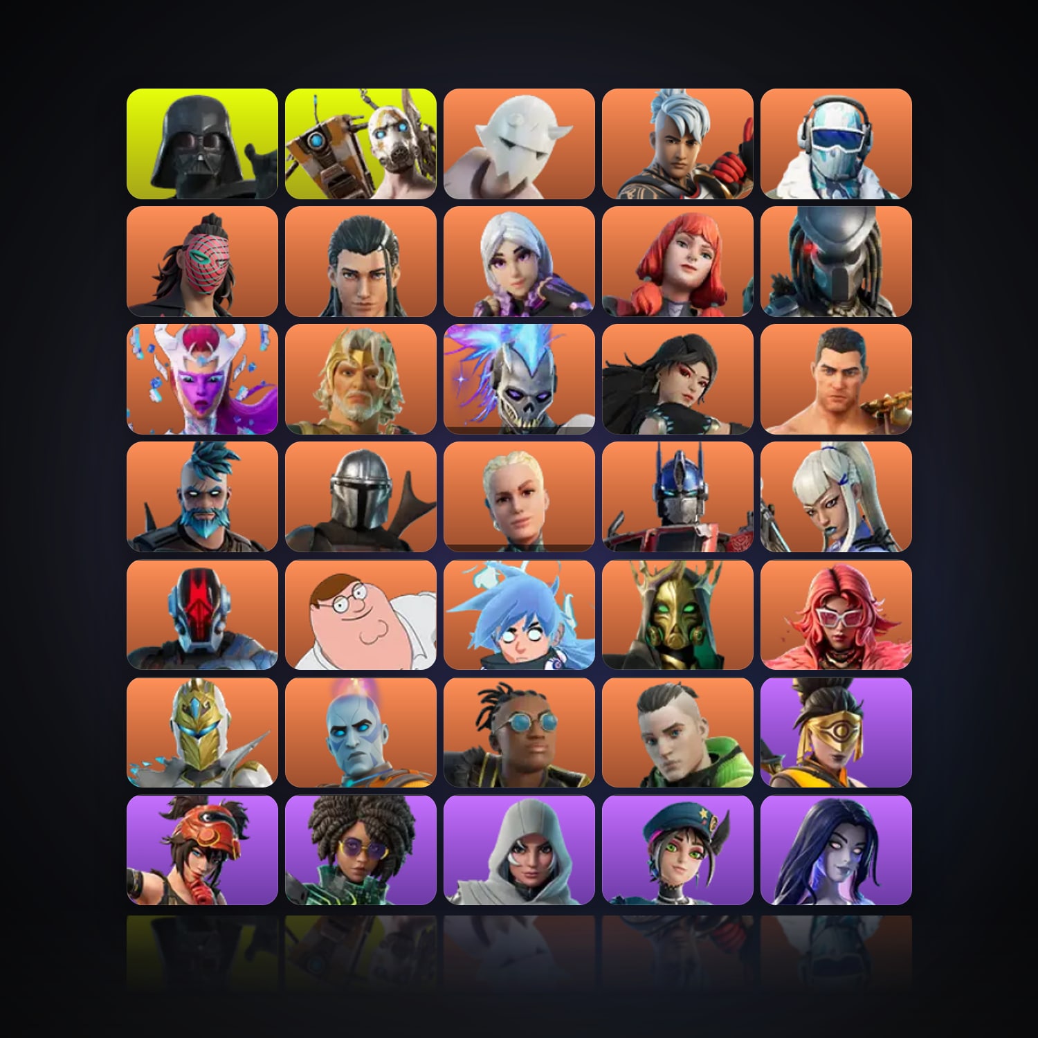 Fortnite | 407 Skins | 2.7K V-Bucks | Level 5072 | 251 Wins — HabibiAccounts