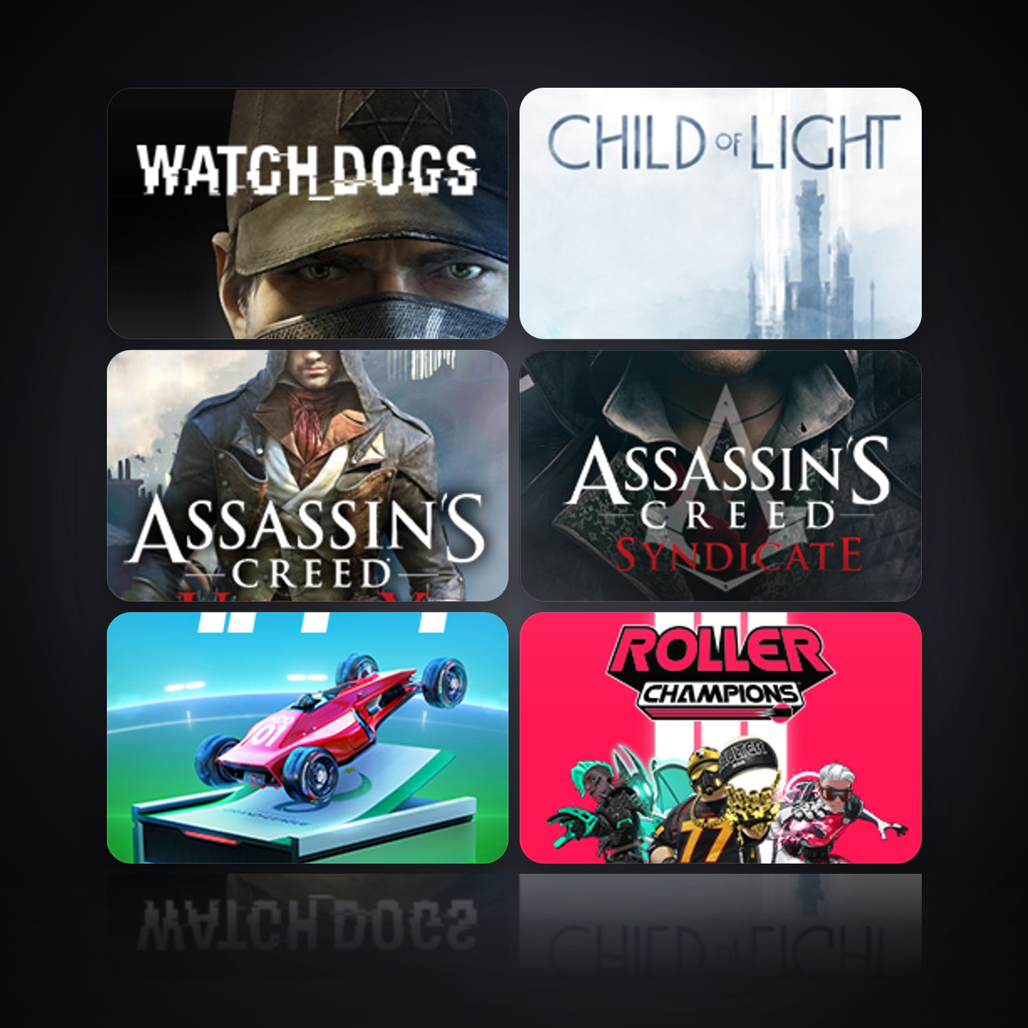 Watch_Dogs & Child of Light | 6 Games — HabibiAccounts