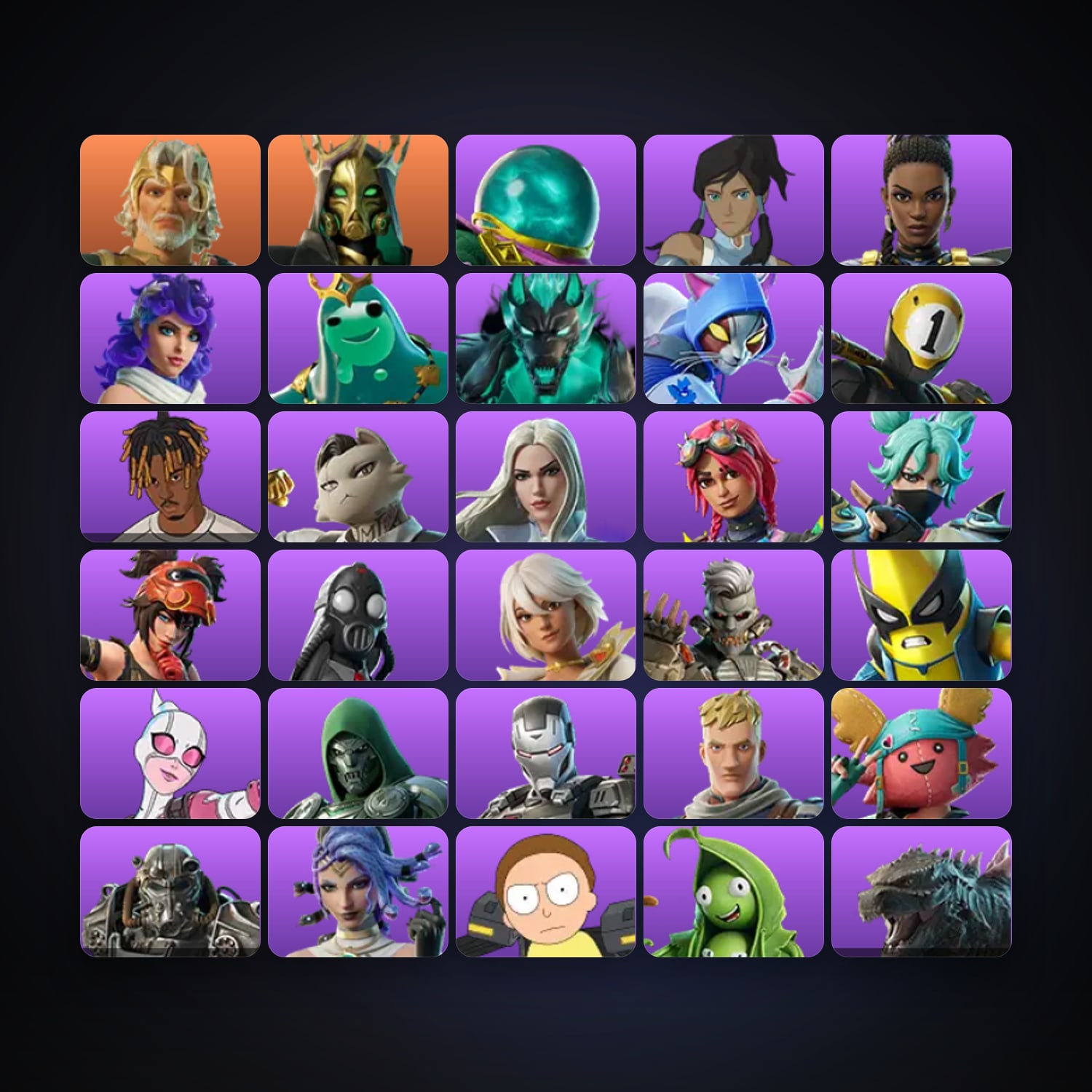 Fortnite | 33 Skins | 250 V-Bucks | Level 947 | 178 Wins — HabibiAccounts