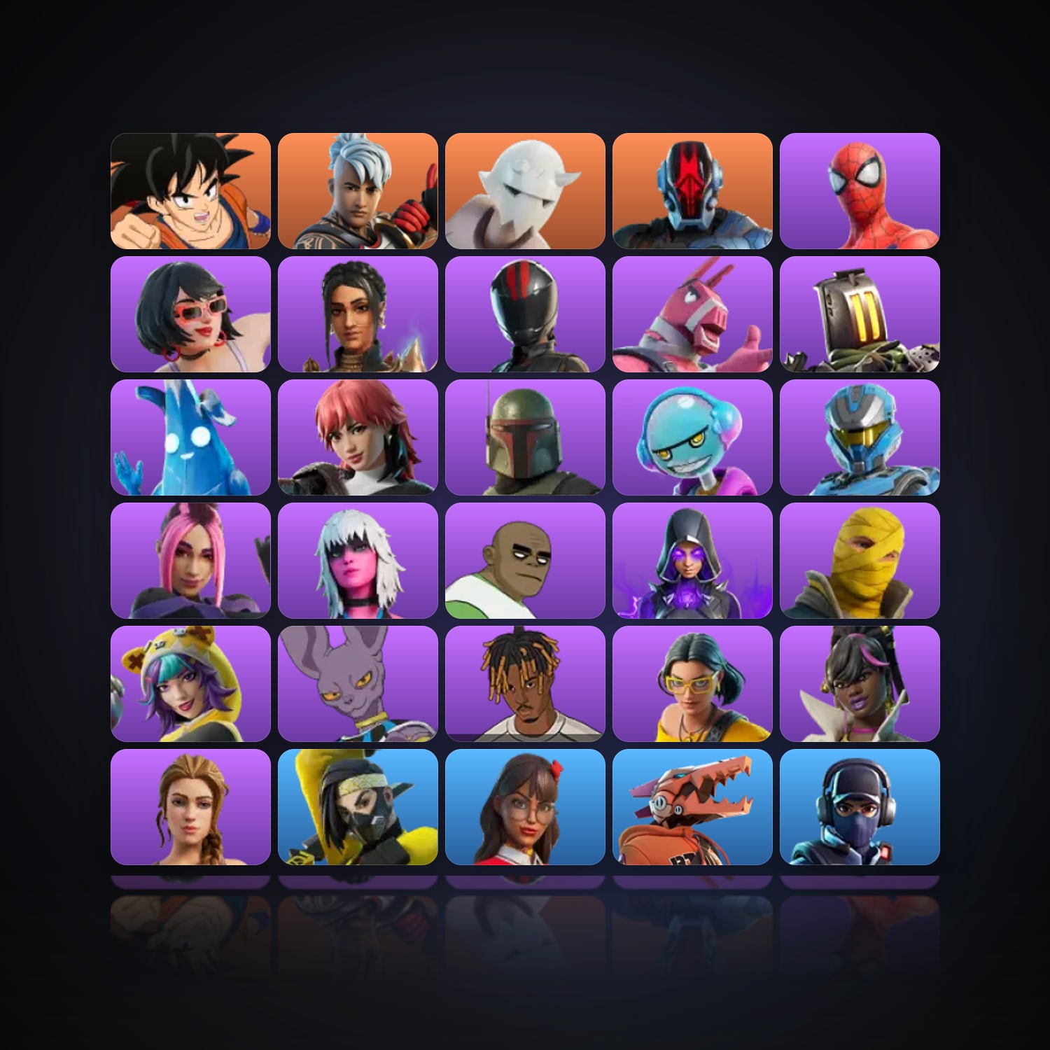Fortnite | 32 Skins | 100 V-Bucks | Level 437 | 38 Wins — HabibiAccounts