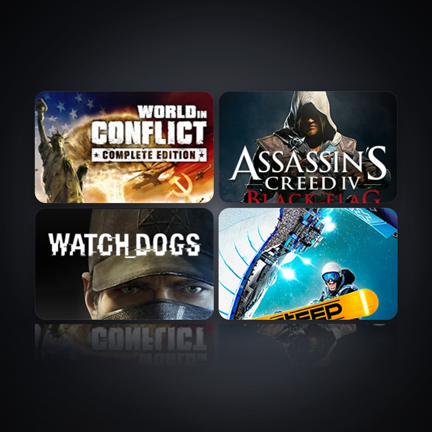 World In Conflict & Assassin’s Creed IV Black Flag | 4 Games — HabibiAccounts