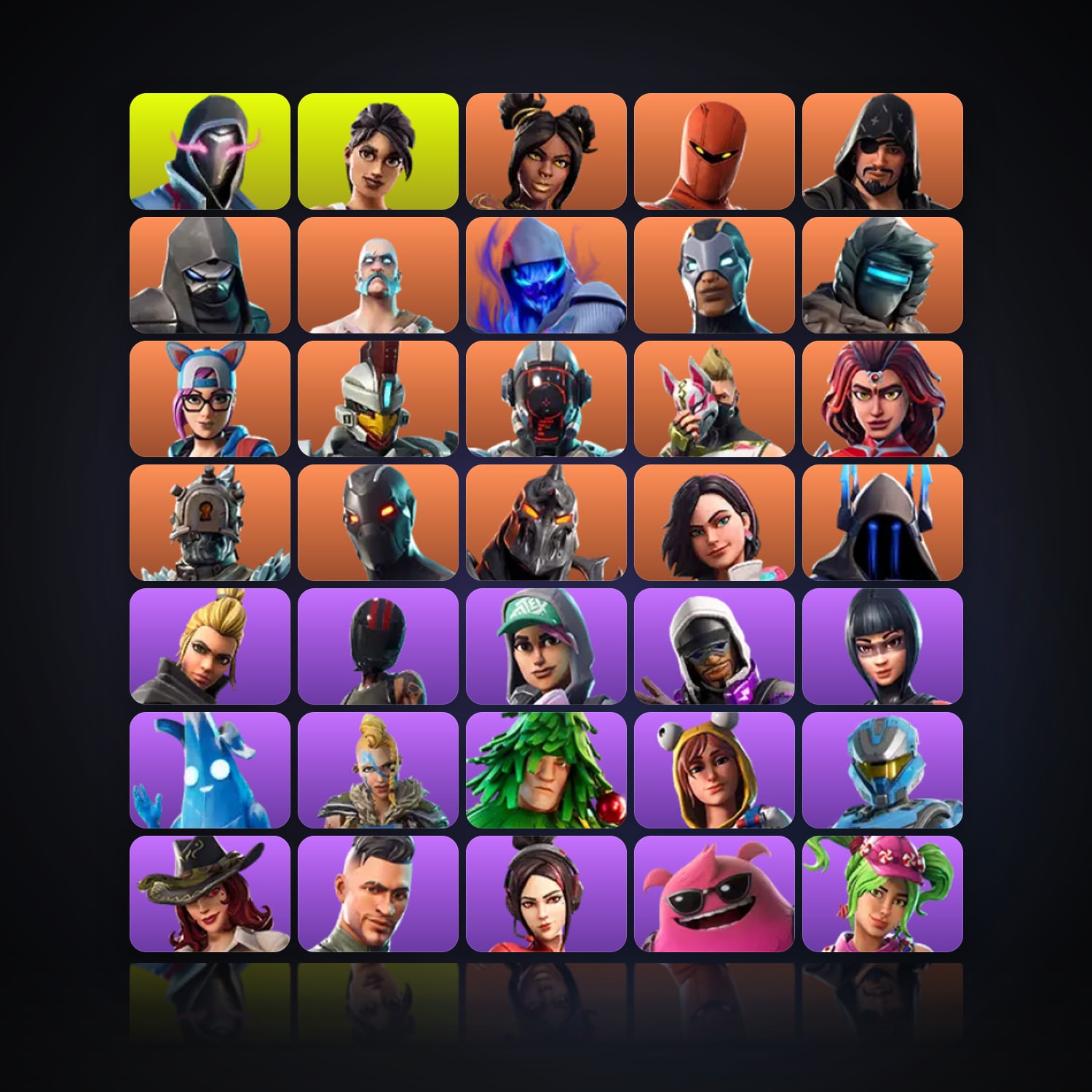 Fortnite | 75 Skins | 350 V-Bucks | Level 3120 | 500 Wins — HabibiAccounts