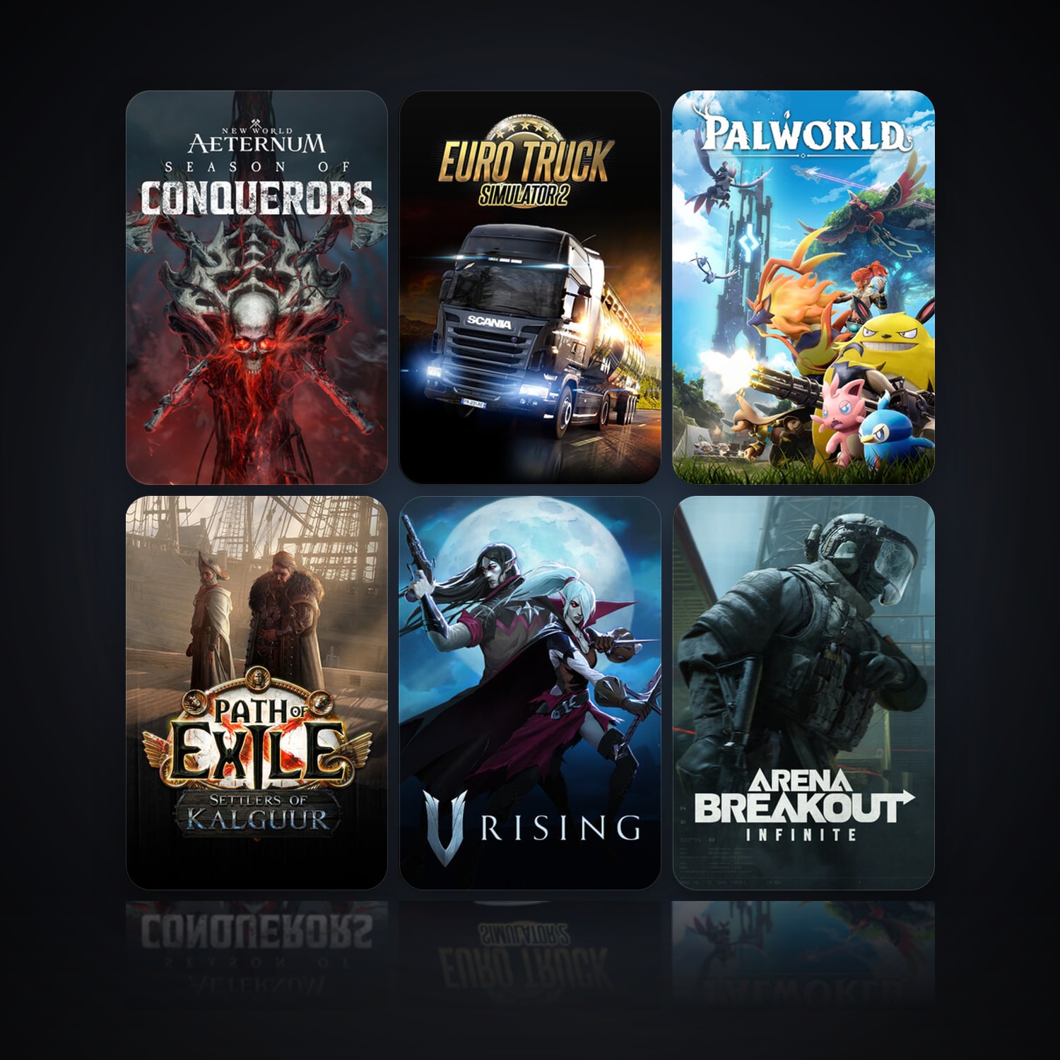 New World: Aeternum & Euro Truck Simulator 2 | 93 Games | Clean — HabibiAccounts