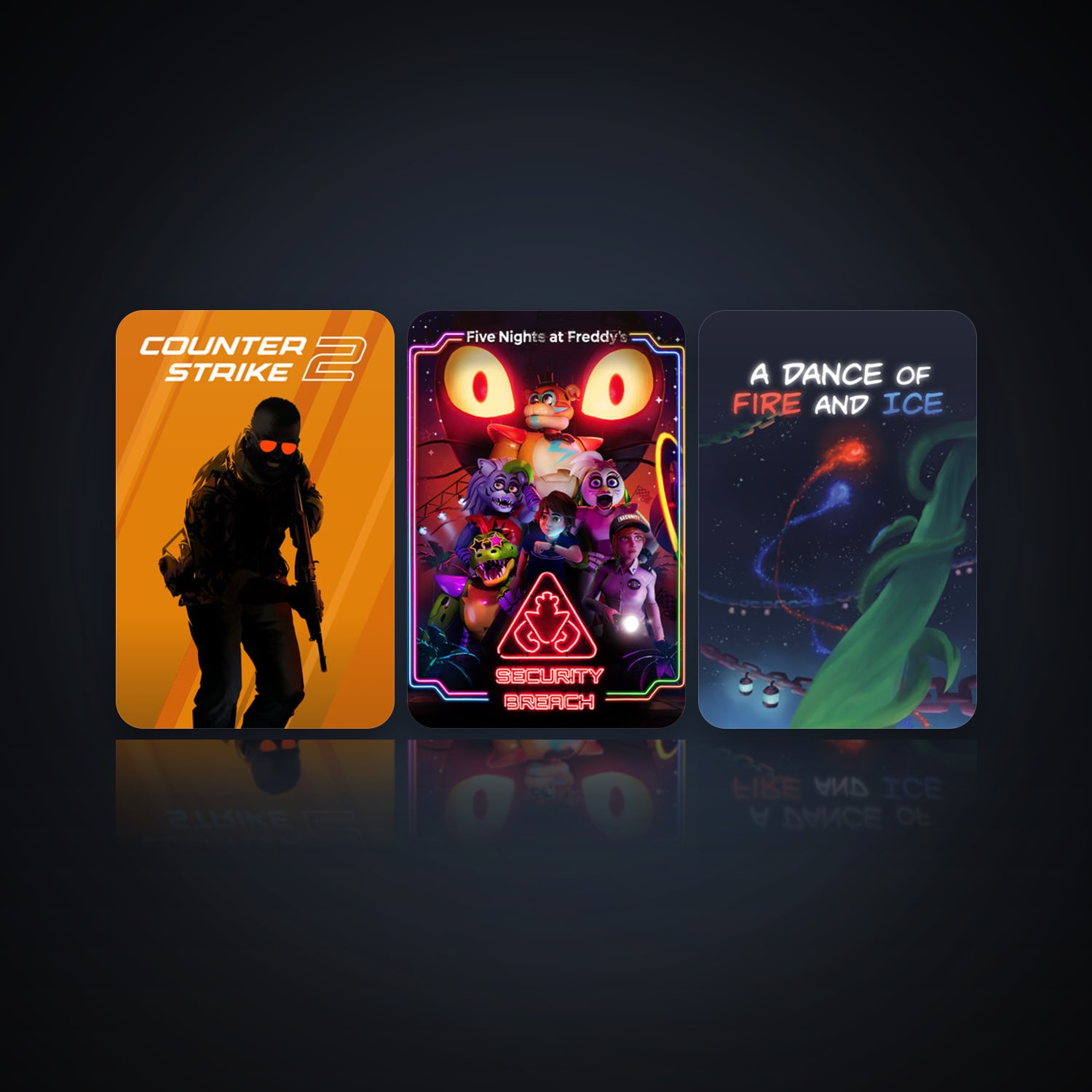 هالحساب ستيم فلين، CS2 Prime وFive Nights at Freddy's: Security Breach، 4 لعبة، صامد واضح — HabibiAccounts