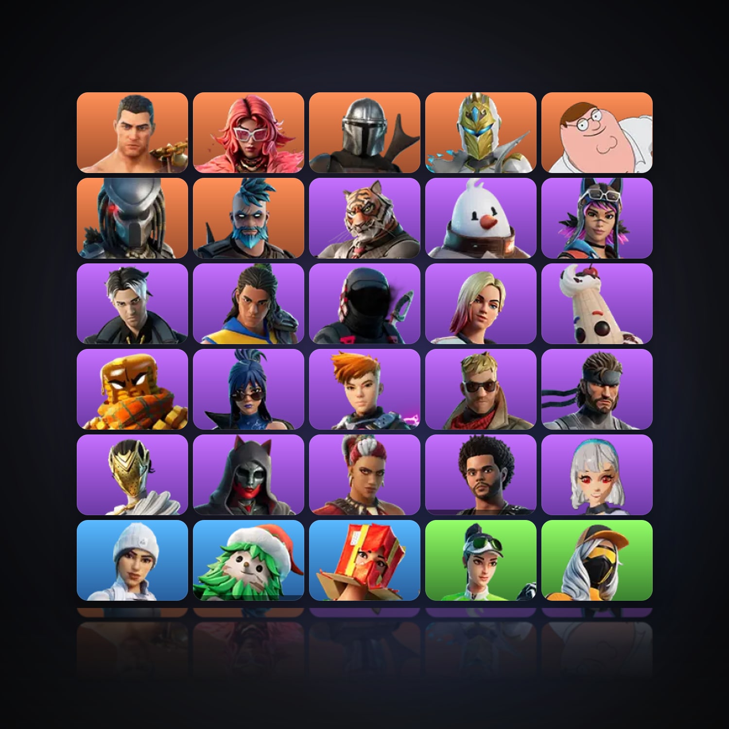 Fortnite | 30 Skins | 250 V-Bucks | Level 437 | 39 Wins — HabibiAccounts