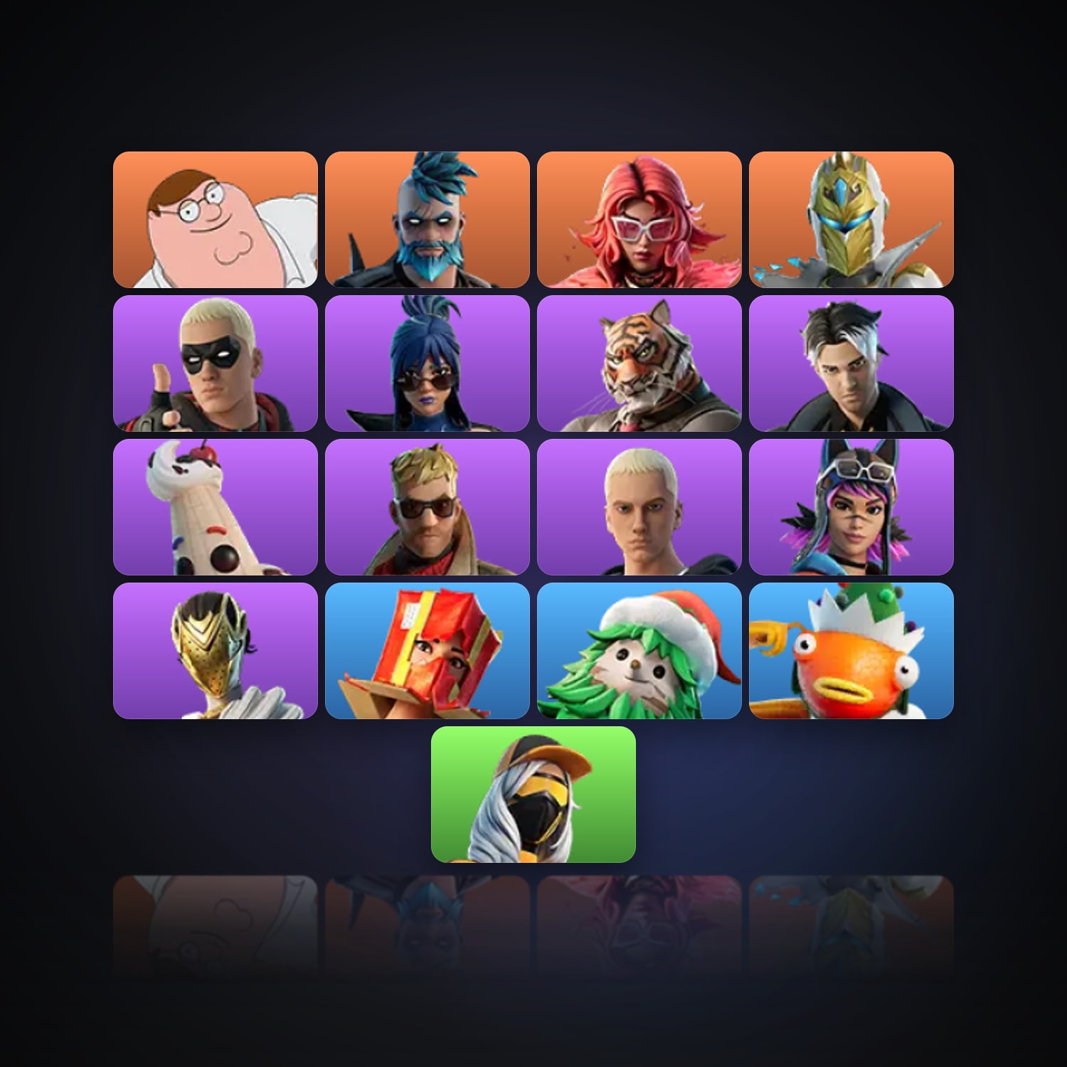 Fortnite | 17 Skins | 1.1K V-Bucks | Level 237 | 10 Wins — HabibiAccounts