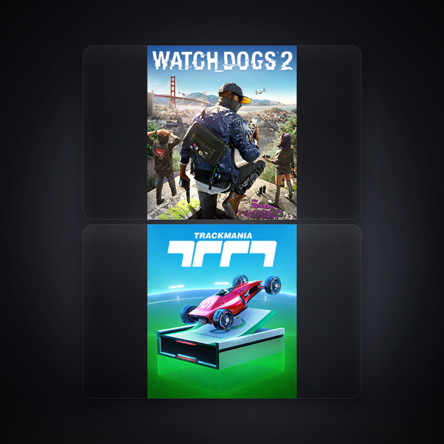 WATCH_DOGS 2 & Trackmania | 2 Games — HabibiAccounts