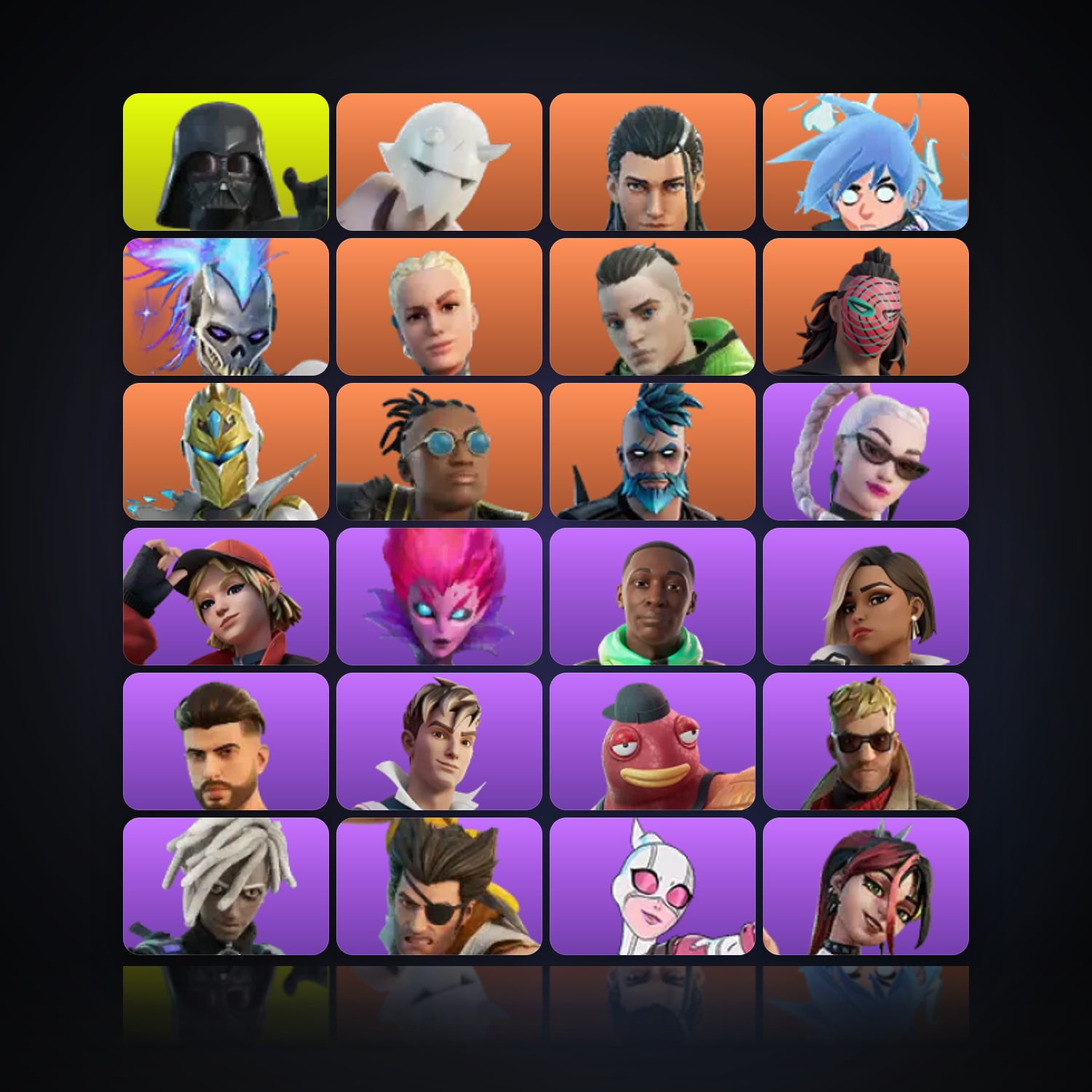 Fortnite | 70 Skins | 500 V-Bucks | Level 1091 | 45 Wins — HabibiAccounts
