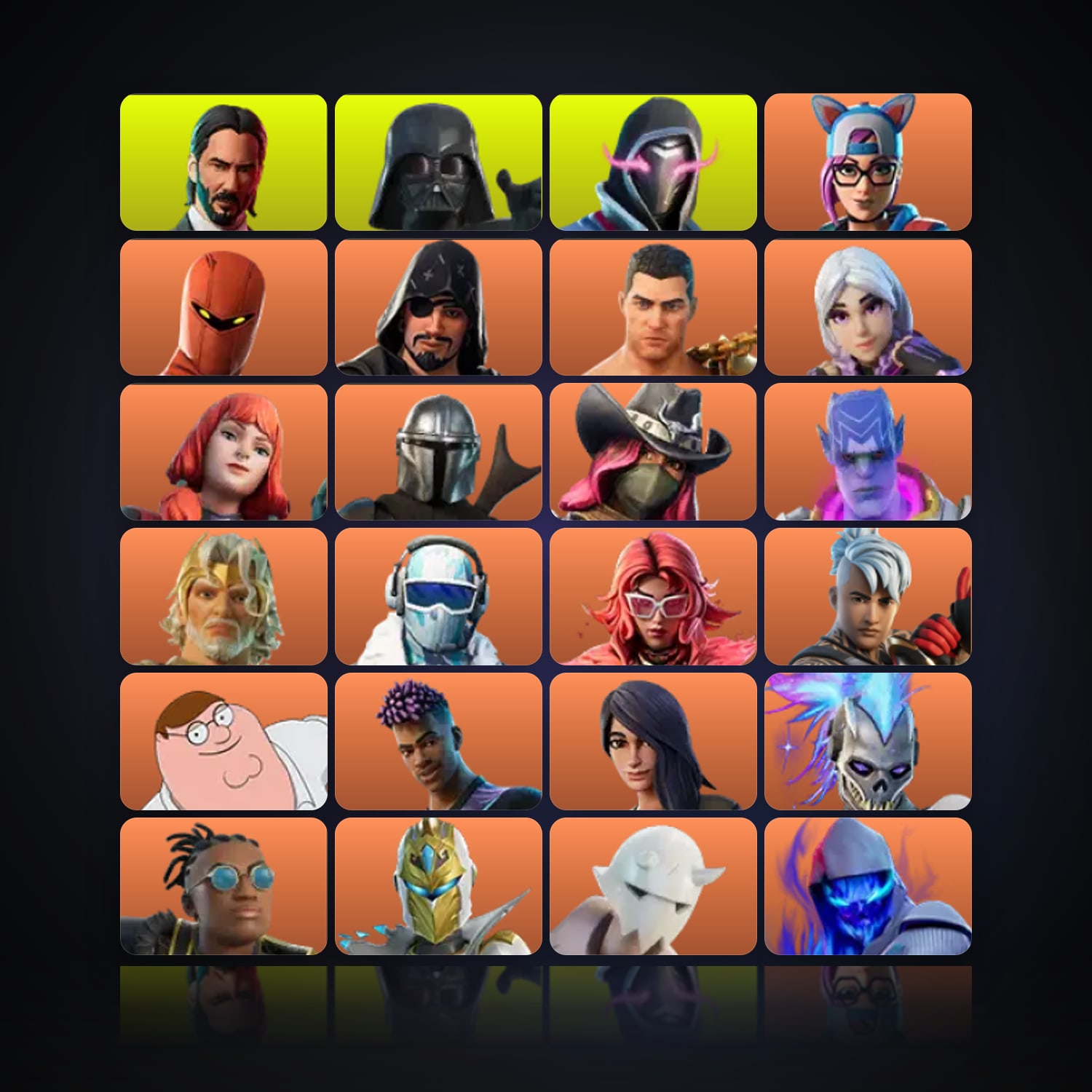 Fortnite | 321 Skins | 1.1K V-Bucks | Level 4111 | 319 Wins — HabibiAccounts