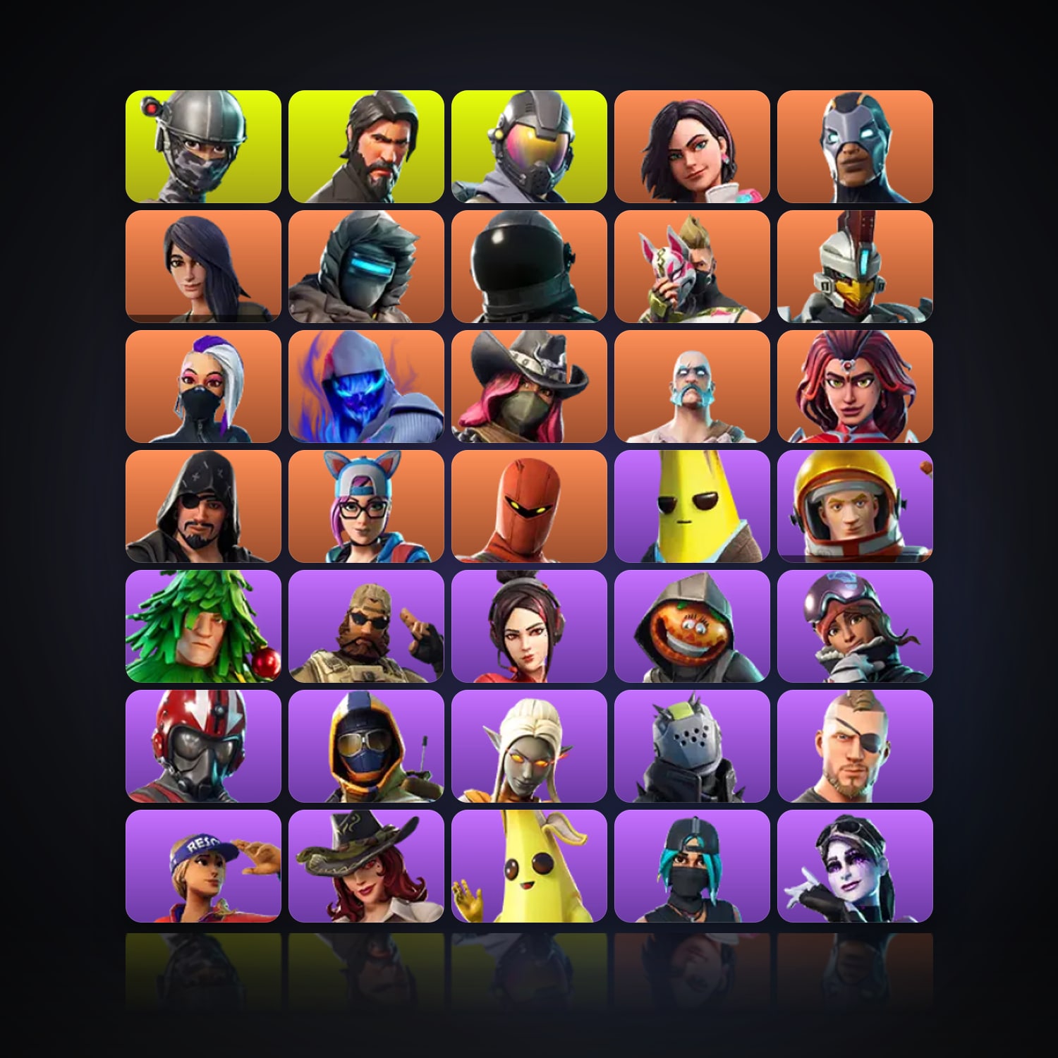Fortnite | 67 Skins | 350 V-Bucks | Level 962 | 279 Wins — HabibiAccounts