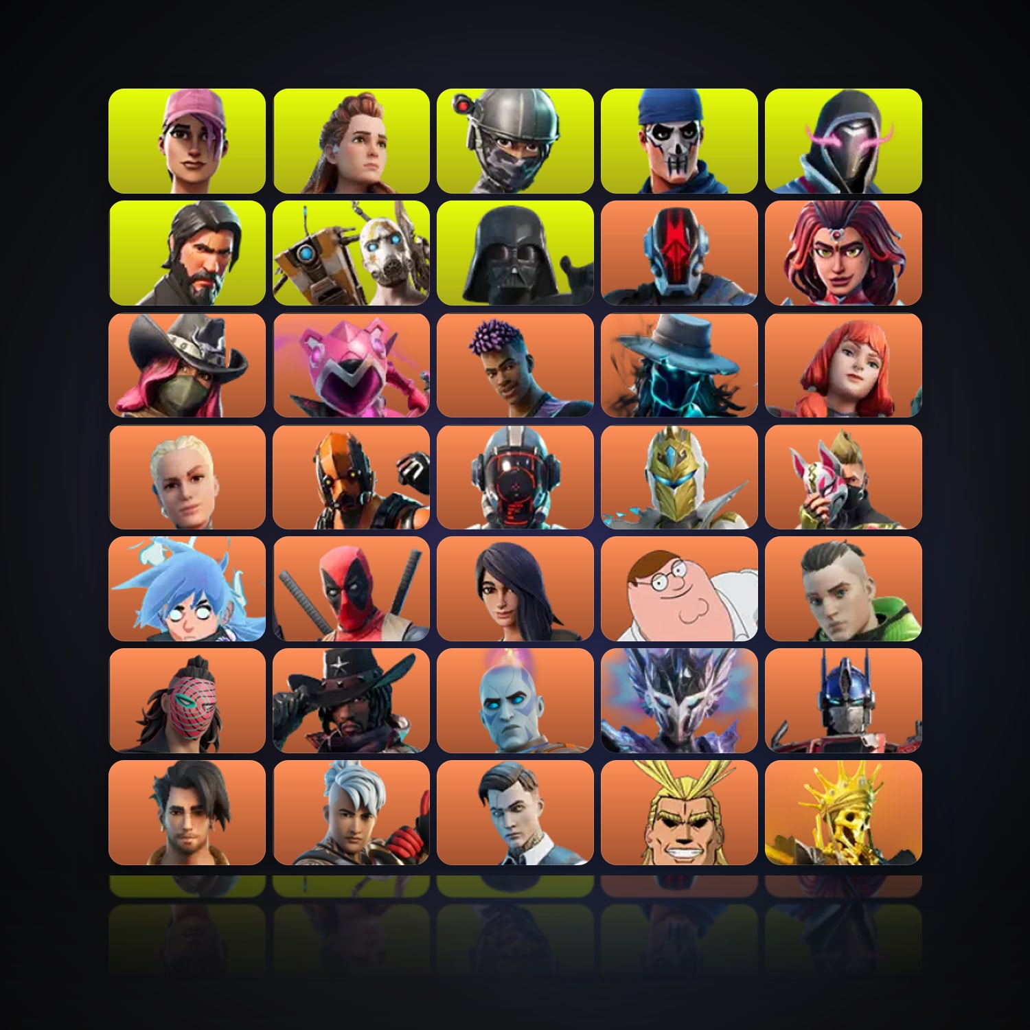Fortnite | 505 Skins | 100 V-Bucks | Level 5220 | 890 Wins — HabibiAccounts