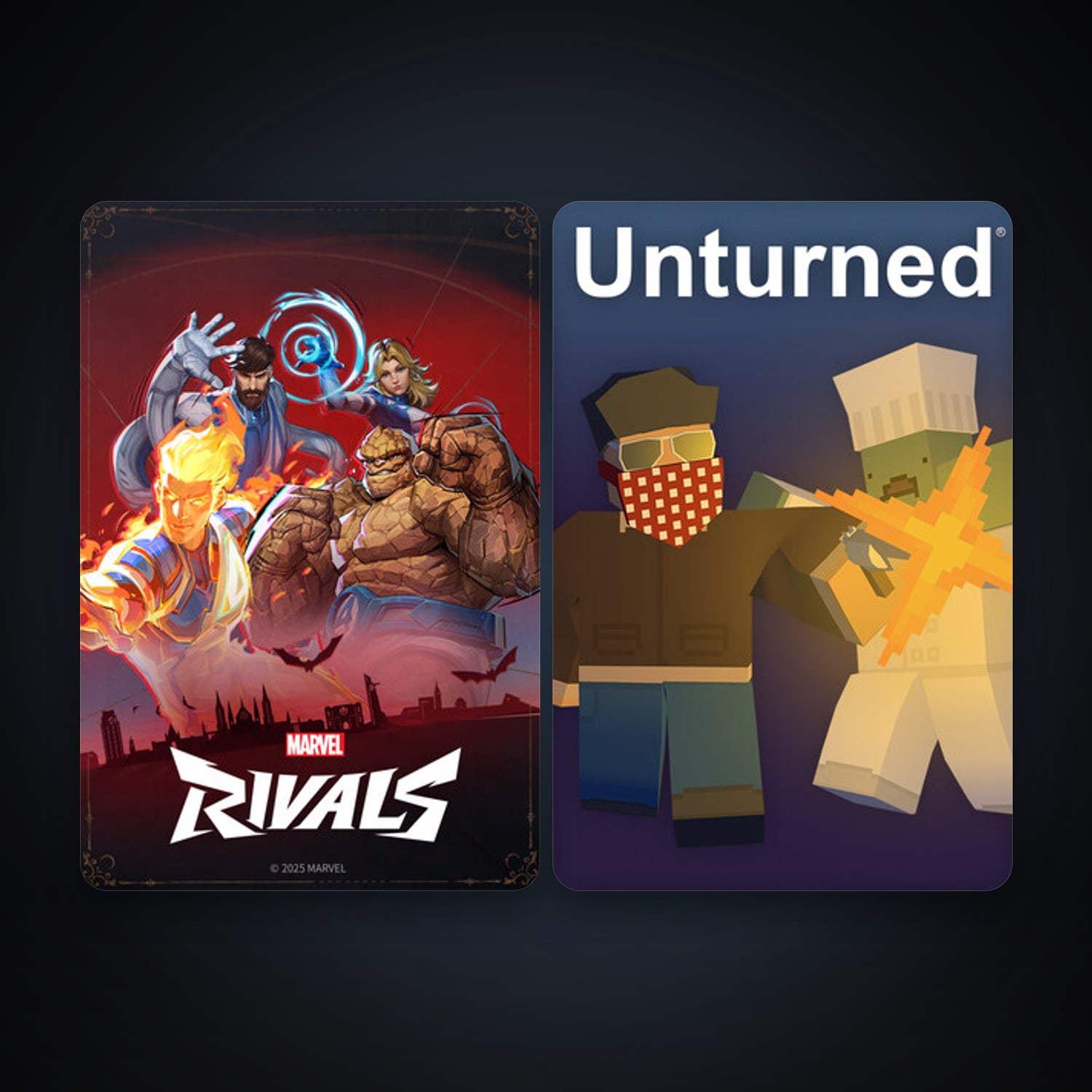 Marvel Rivals & Unturned — HabibiAccounts