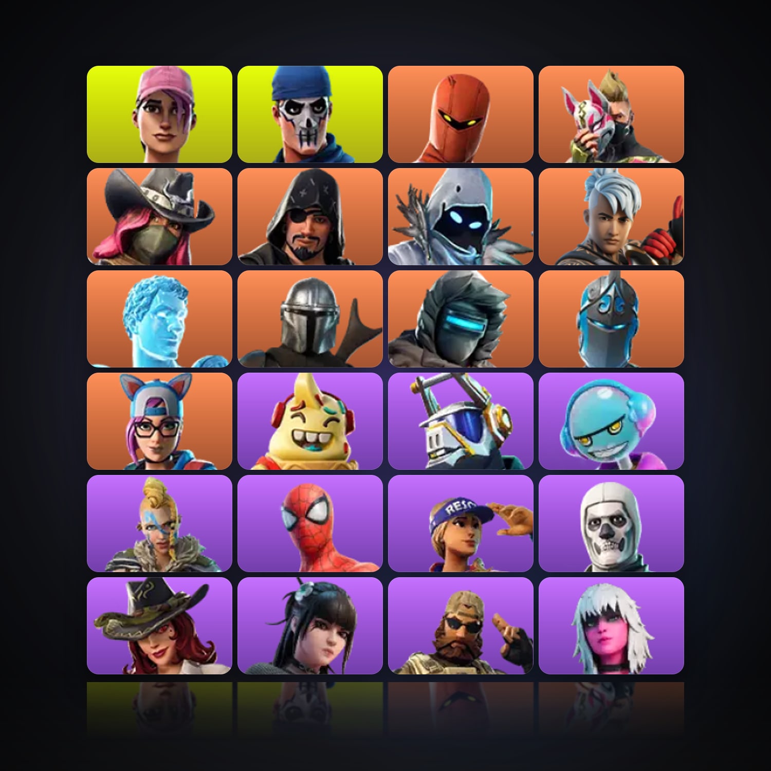 Fortnite | 51 Skins | 350 V-Bucks | Level 510 | 60 Wins — HabibiAccounts