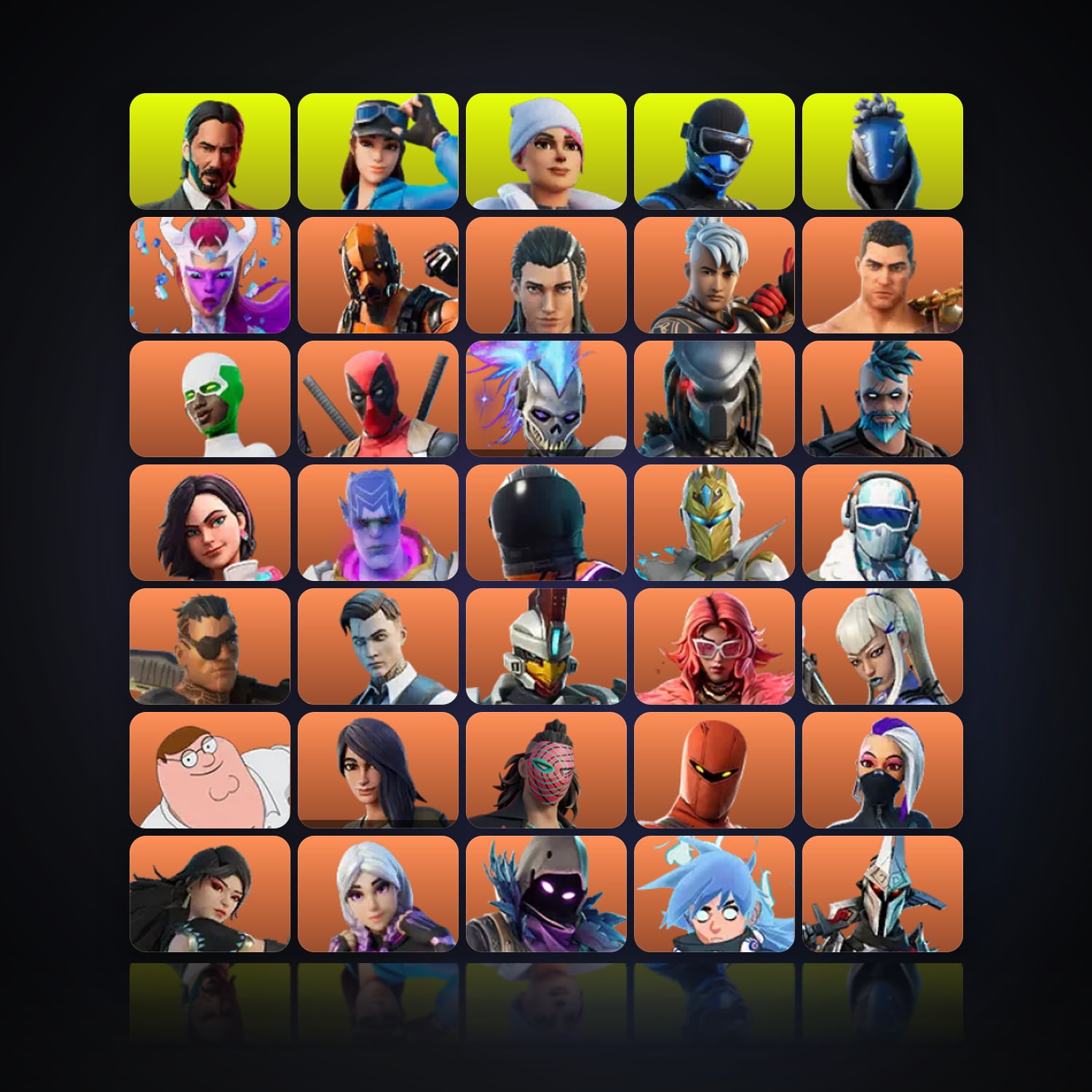 Fortnite | 181 Skins | 200 V-Bucks | Level 2830 | 205 Wins — HabibiAccounts