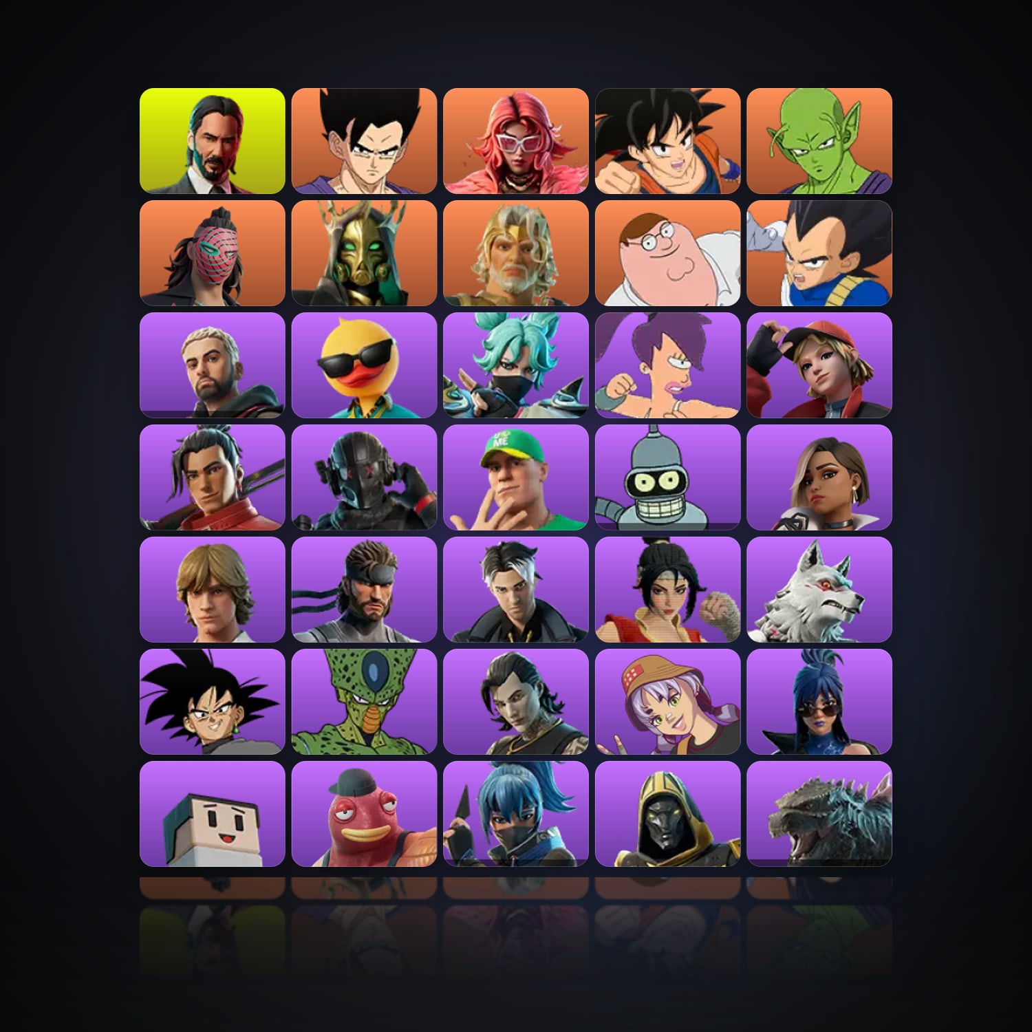 Fortnite | 90 Skins | 650 V-Bucks | Level 1586 | 65 Wins — HabibiAccounts