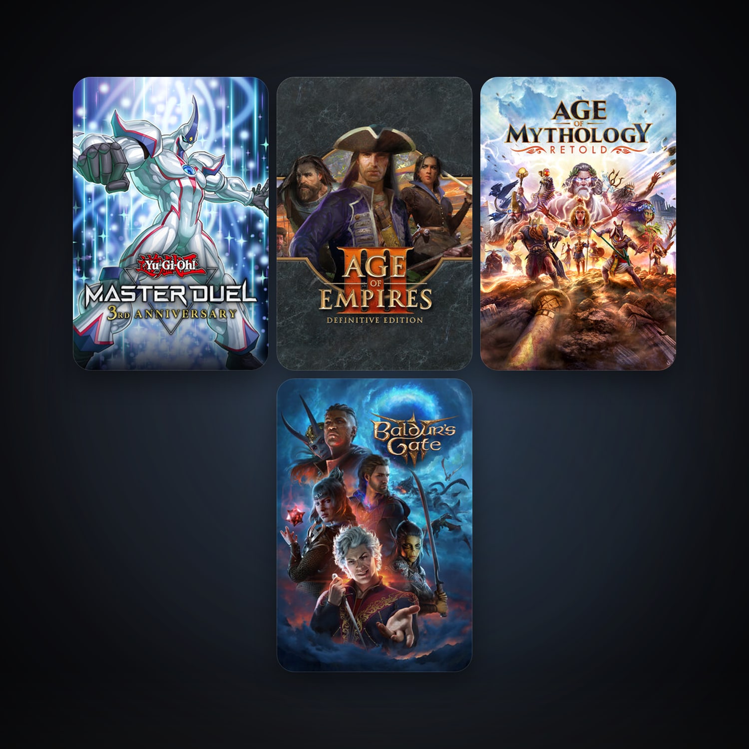 Yu-Gi-Oh! Master Duel & Age of Empires III: Definitive Edition — HabibiAccounts