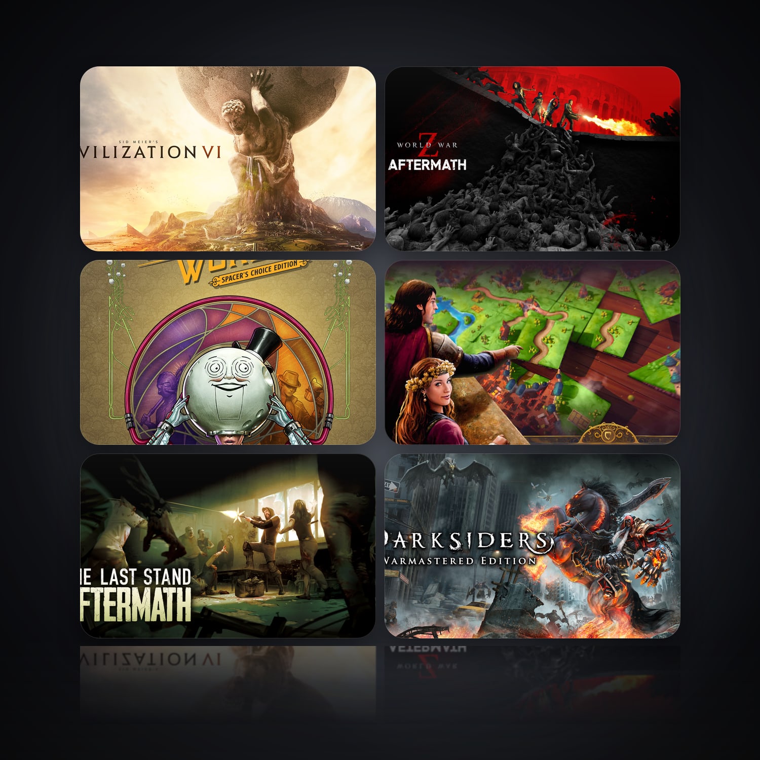 Sid Meier's Civilization VI & World War Z | 106 Games — HabibiAccounts