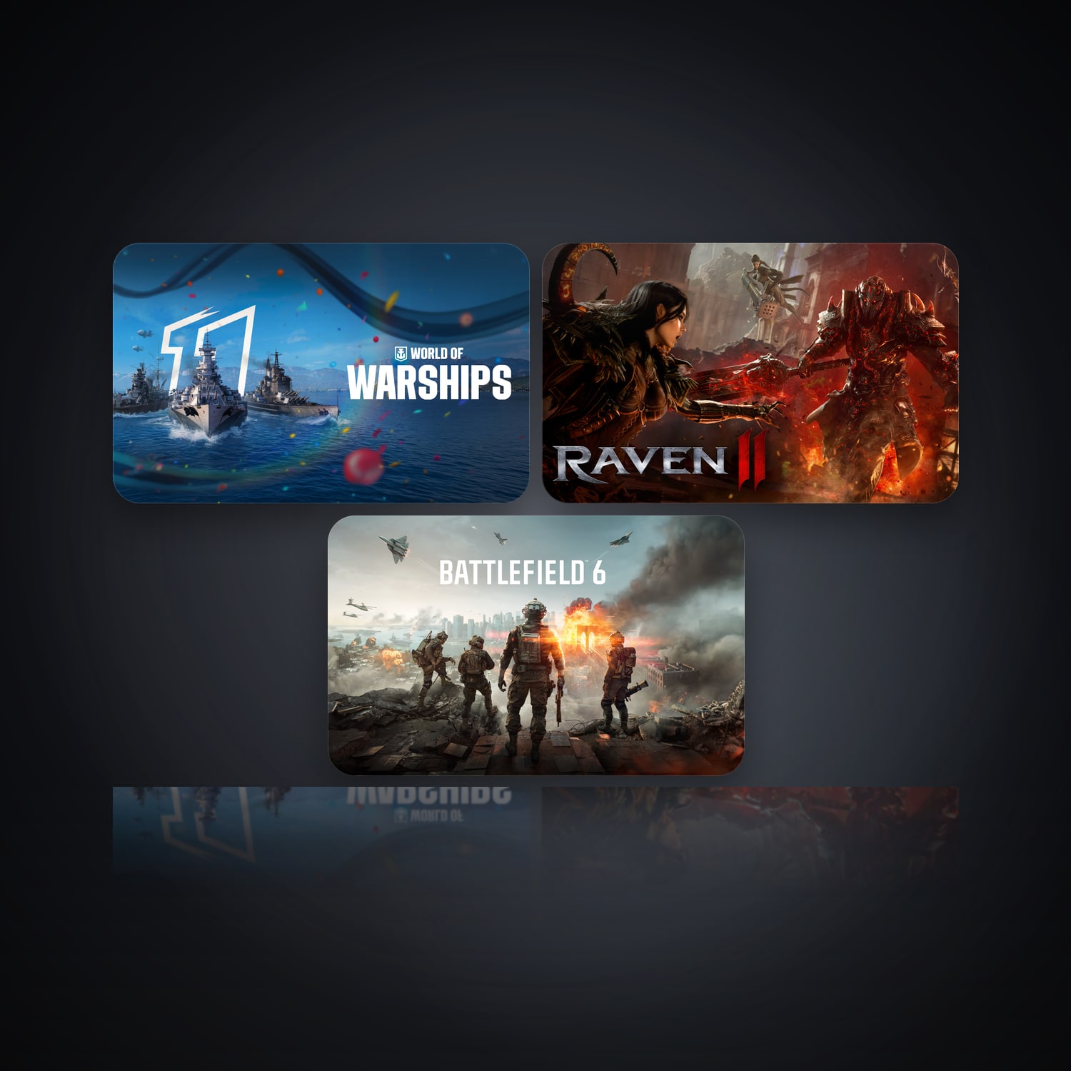 World of Warships & RAVEN2 | 3 Games — HabibiAccounts