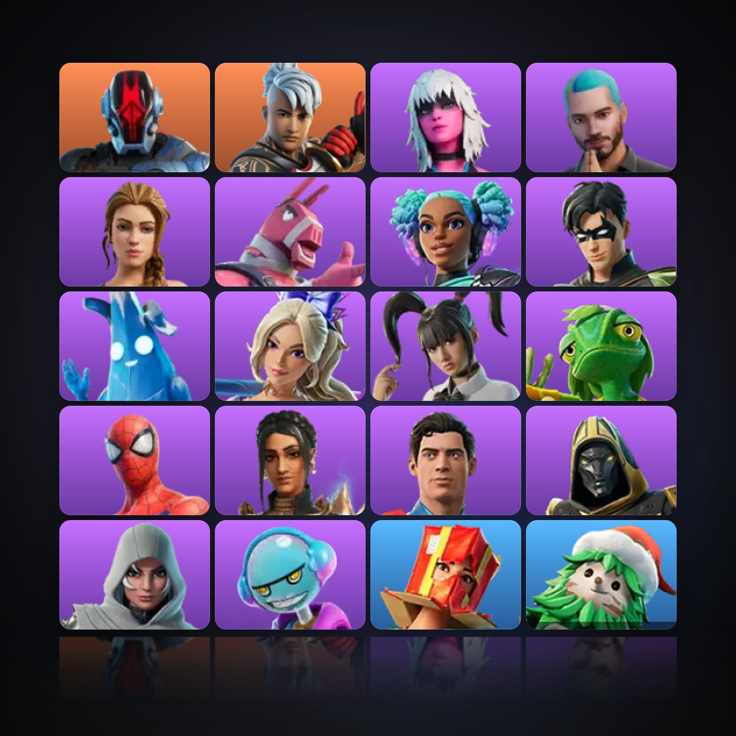 Fortnite | 22 Skins | 650 V-Bucks | Level 516 | 40 Wins — HabibiAccounts