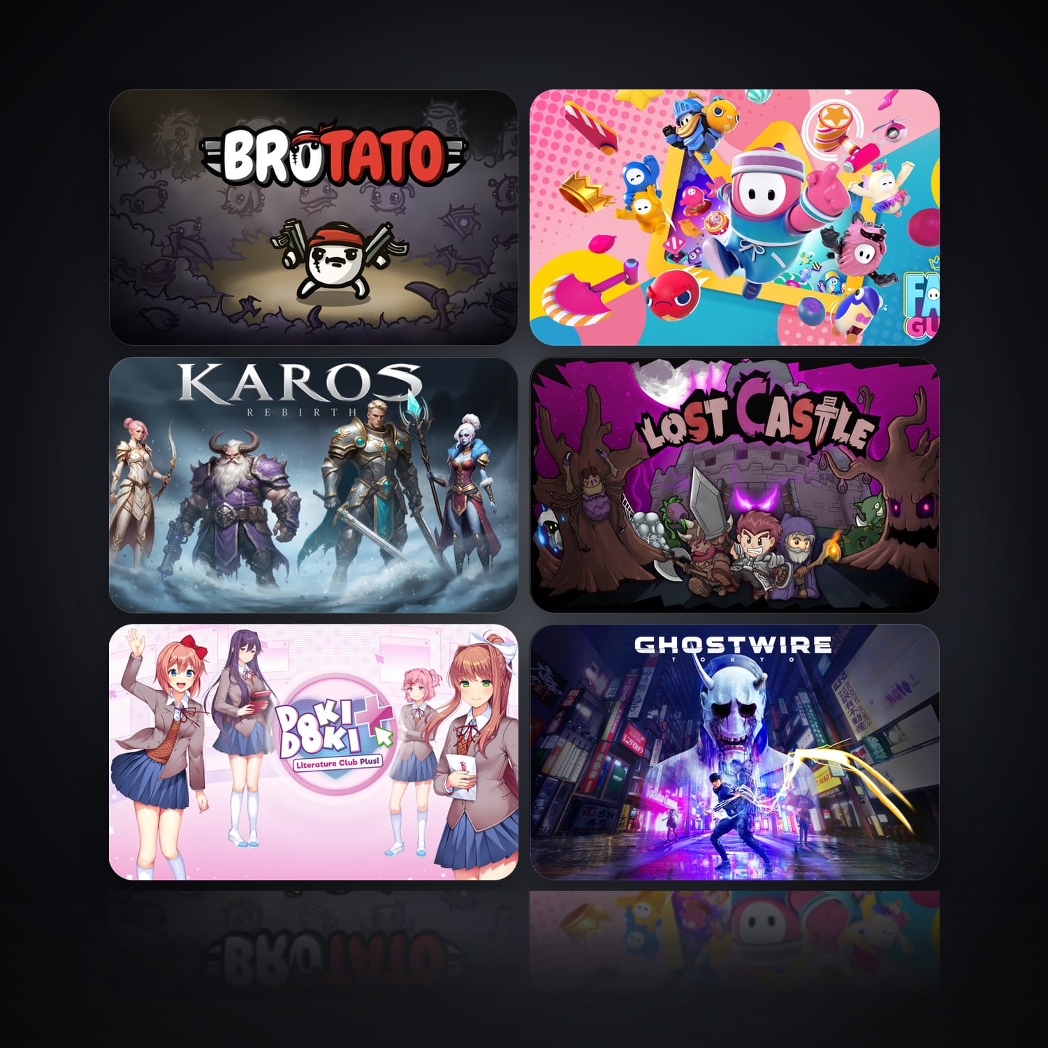 Brotato & Fall Guys | 6 Games — HabibiAccounts