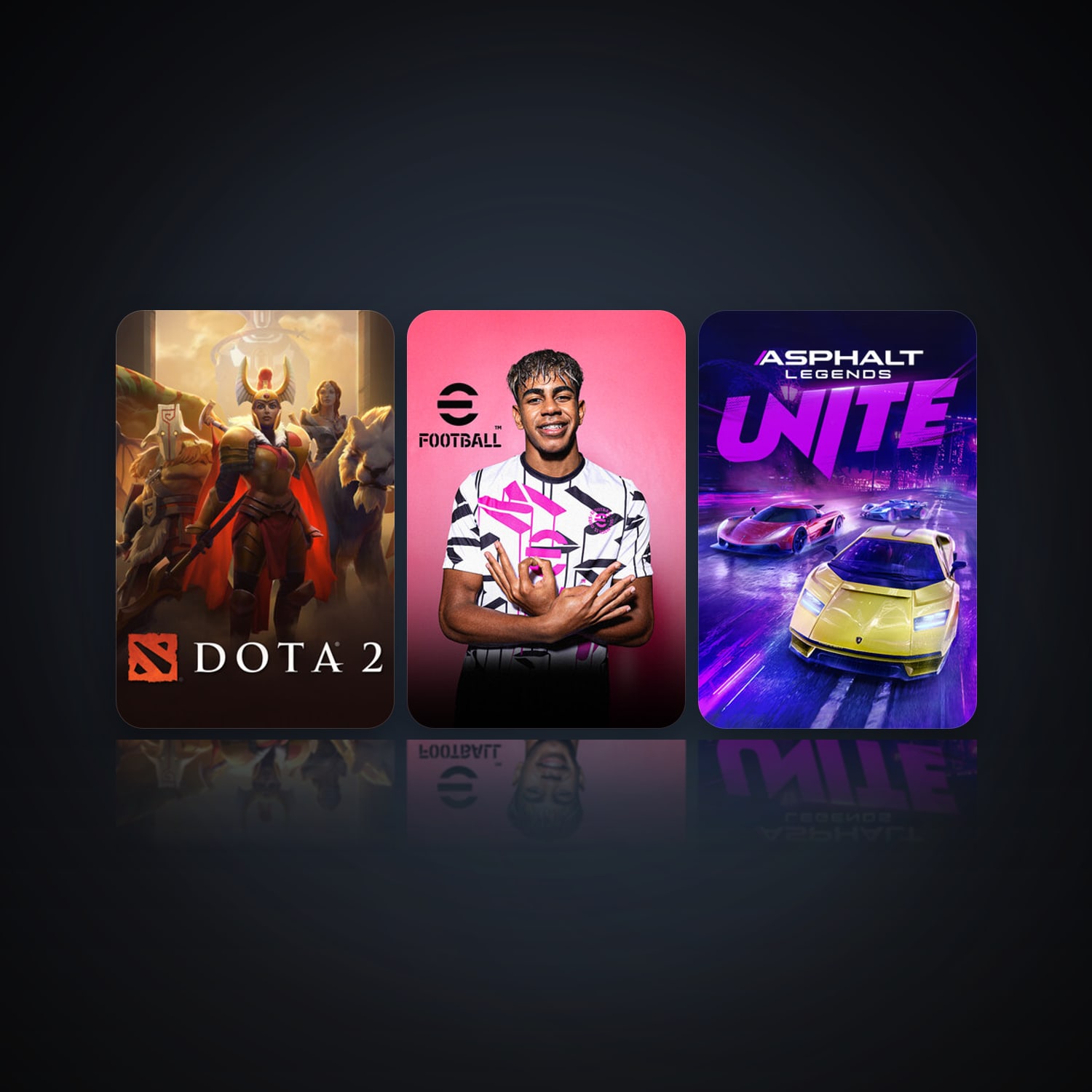 Dota 2 & eFootball 2024 — HabibiAccounts