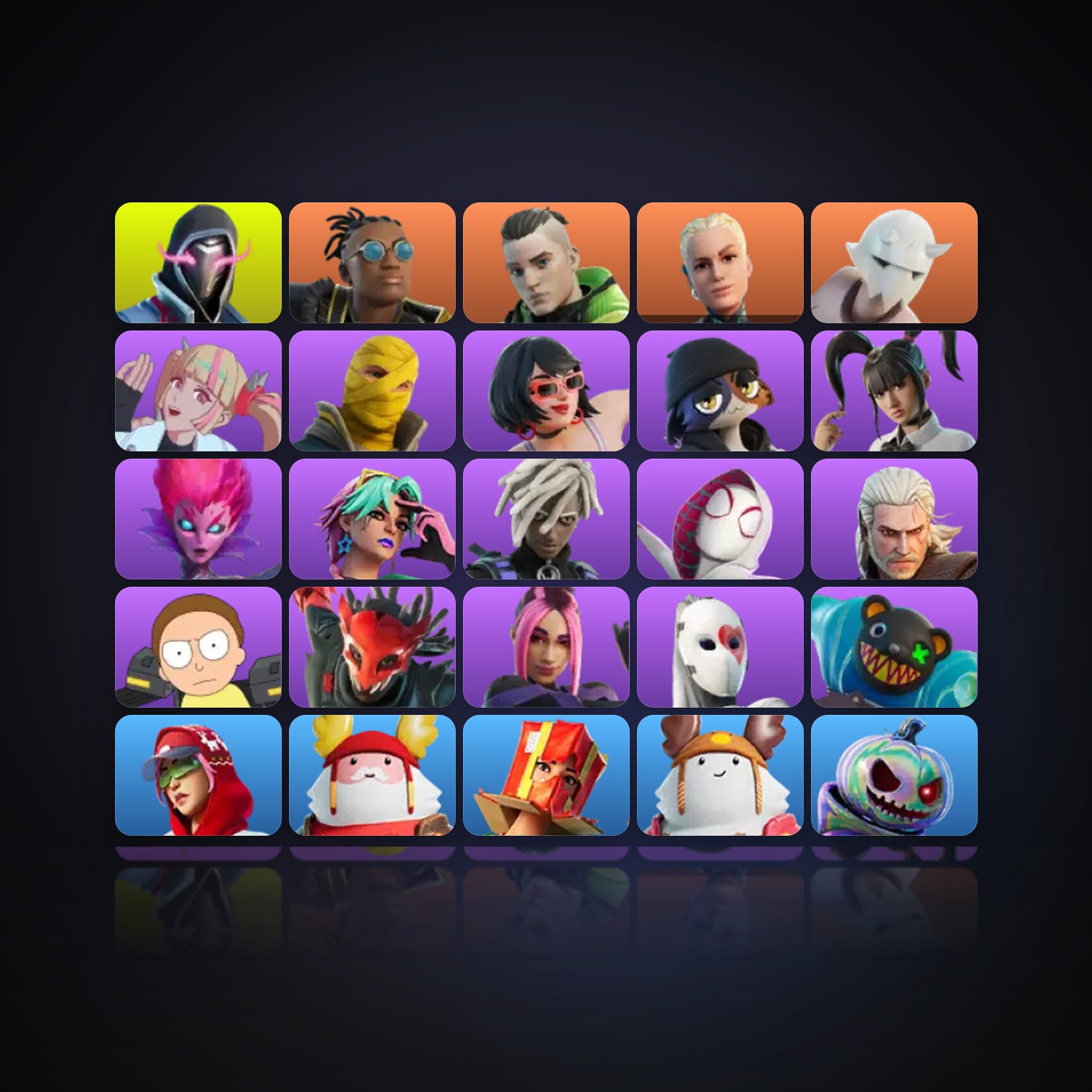 Fortnite | 25 Skins | 1.1K V-Bucks | Level 550 | 37 Wins — HabibiAccounts