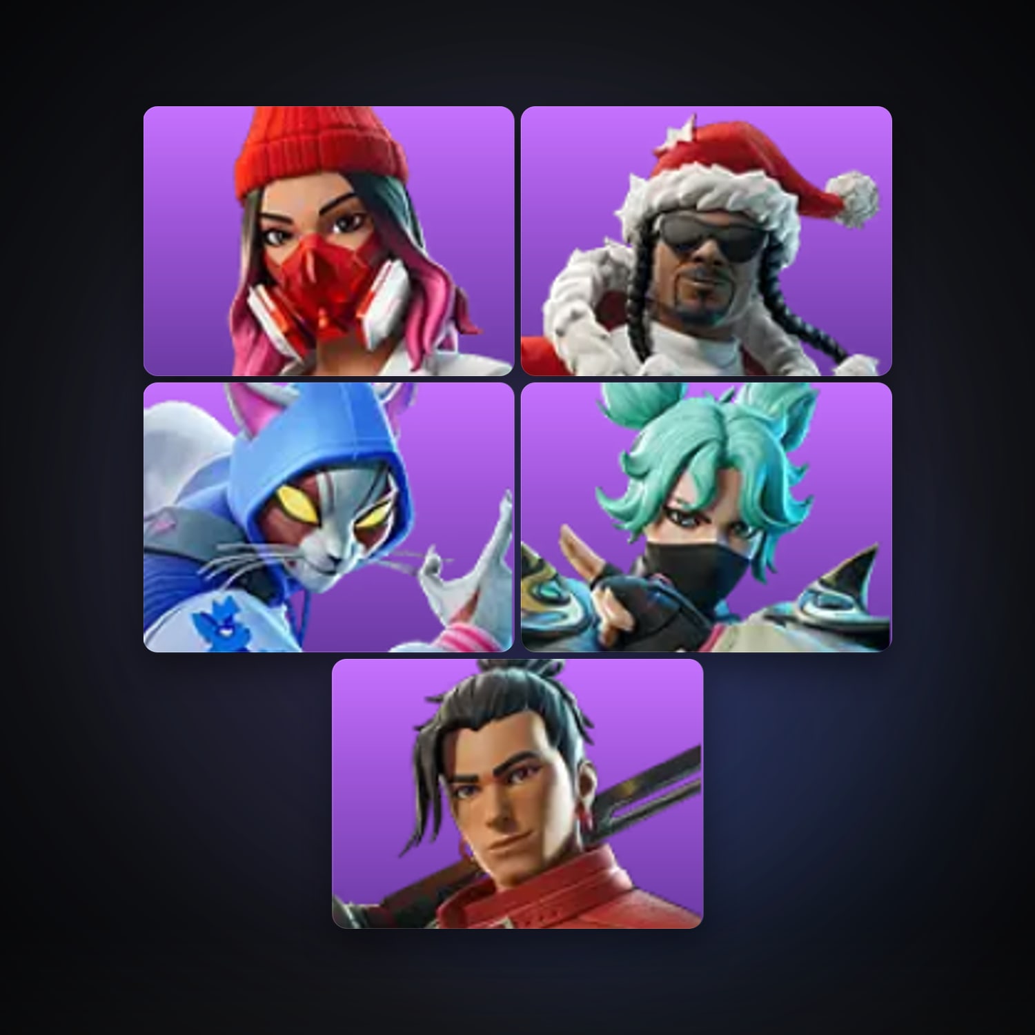 Fortnite | 5 Skins | 150 V-Bucks | Level 60 — HabibiAccounts