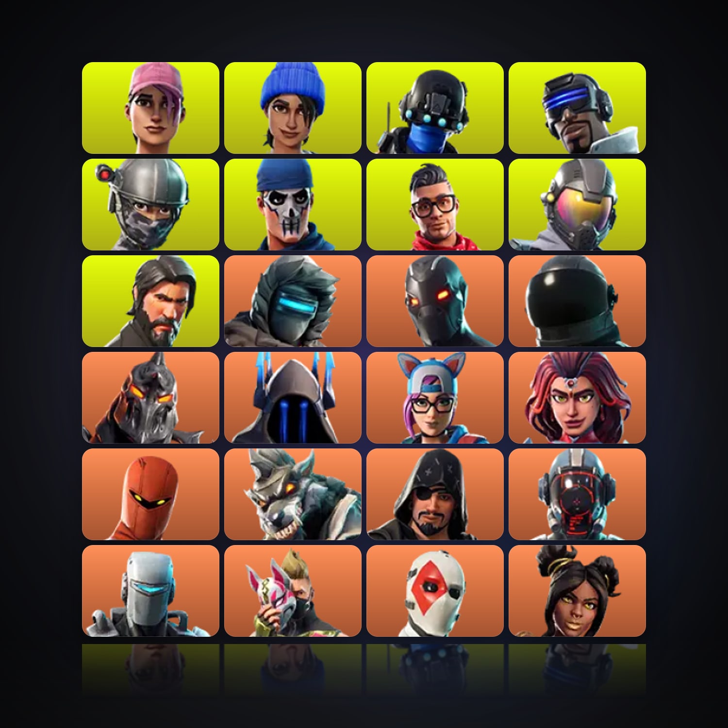 Fortnite | 63 Skins | 400 V-Bucks | Level 805 | 108 Wins — HabibiAccounts