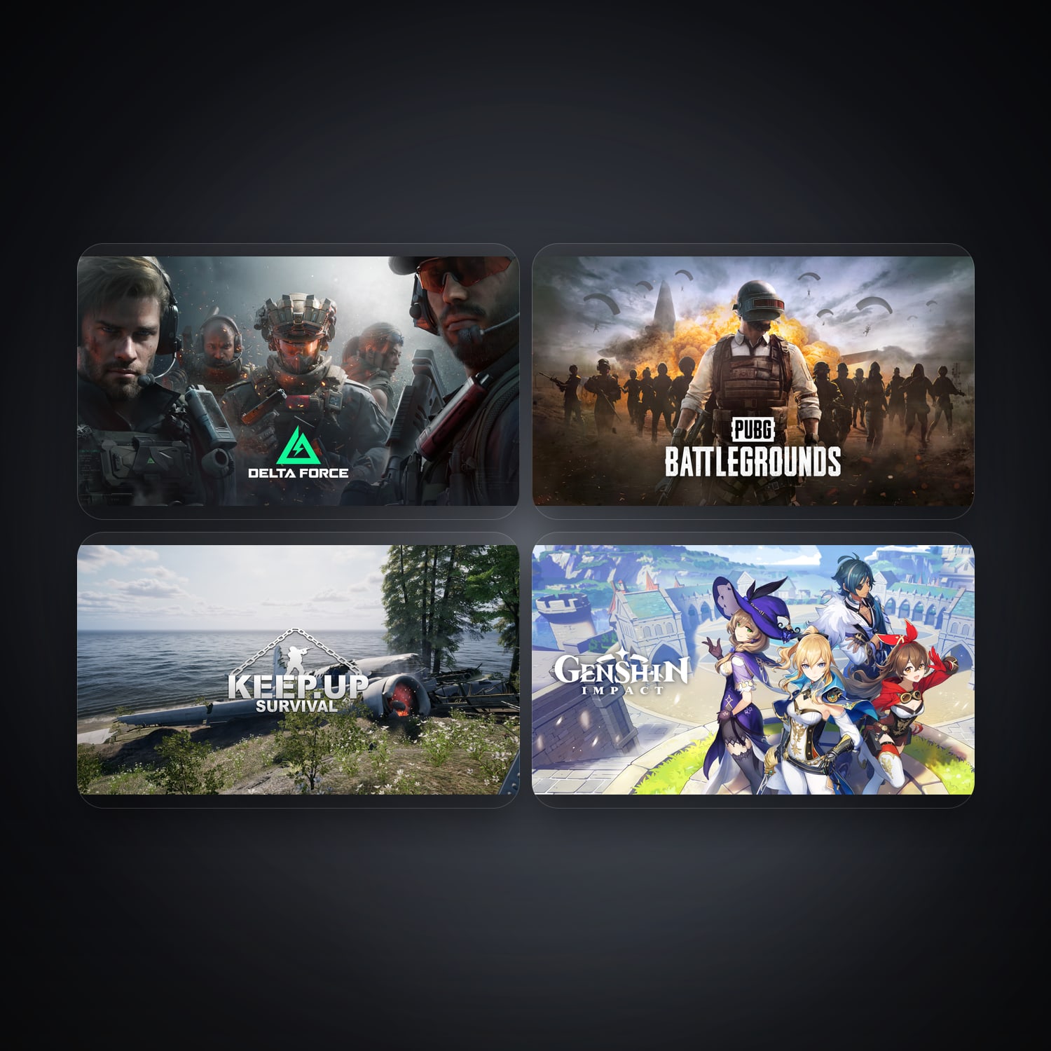 Delta Force & PUBG: BATTLEGROUNDS | 4 Games — HabibiAccounts