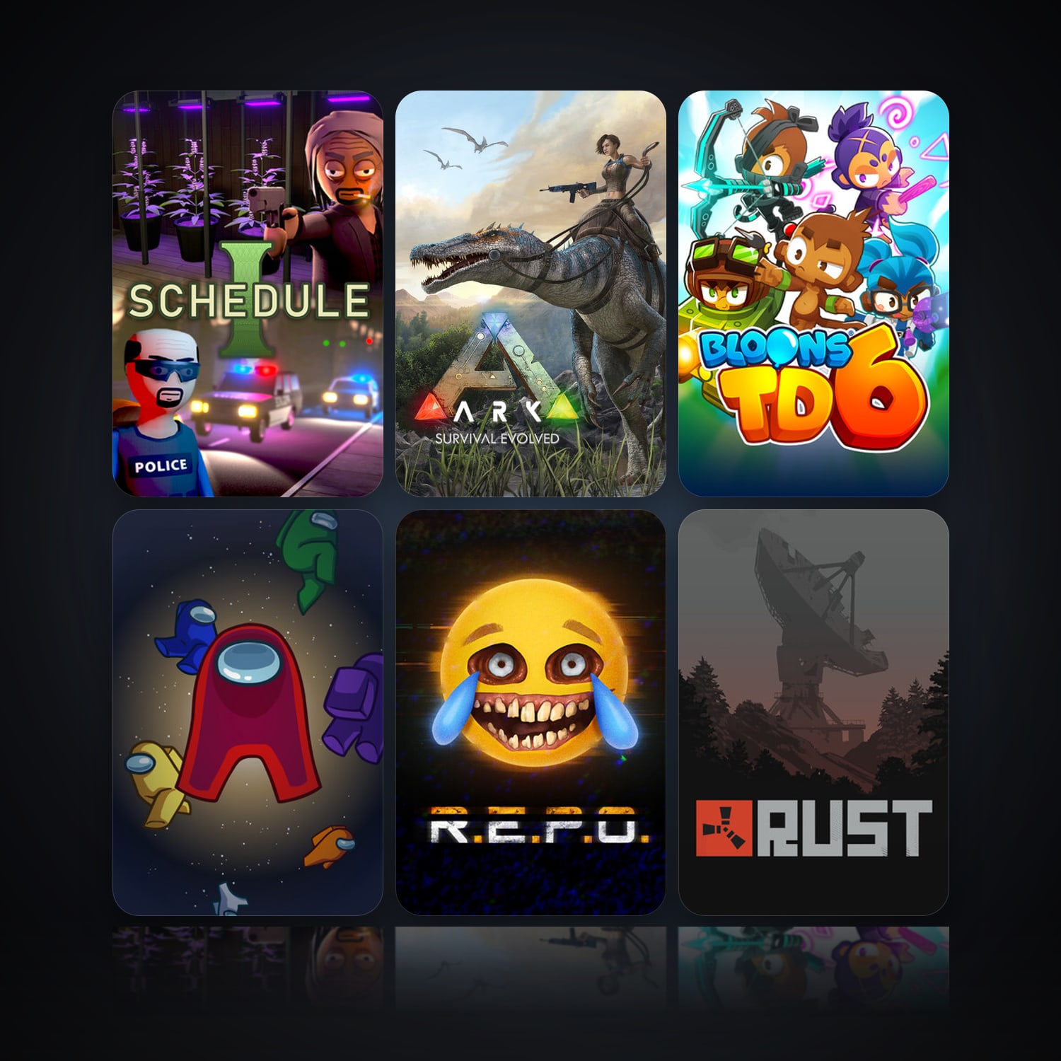 Schedule I & ARK: Survival Evolved | 34 Games | Clean — HabibiAccounts