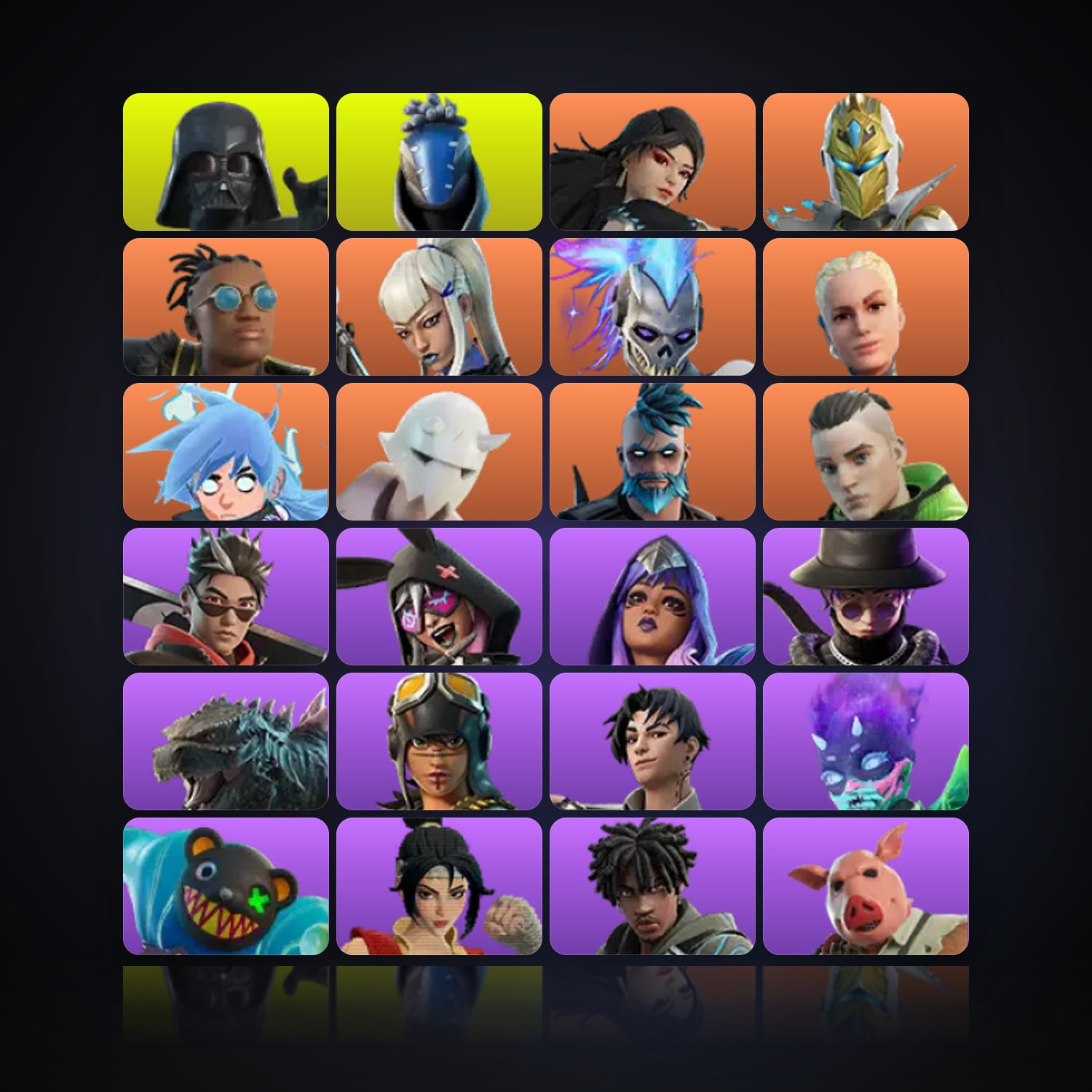 Fortnite | 115 Skins | 1.6K V-Bucks | Level 1454 | 117 Wins — HabibiAccounts