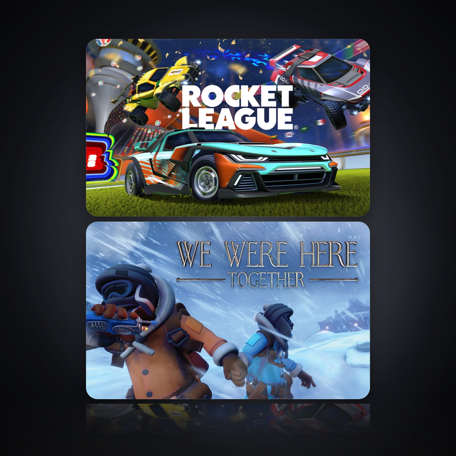 Rocket League & We Were Here Together | 2 Games — HabibiAccounts