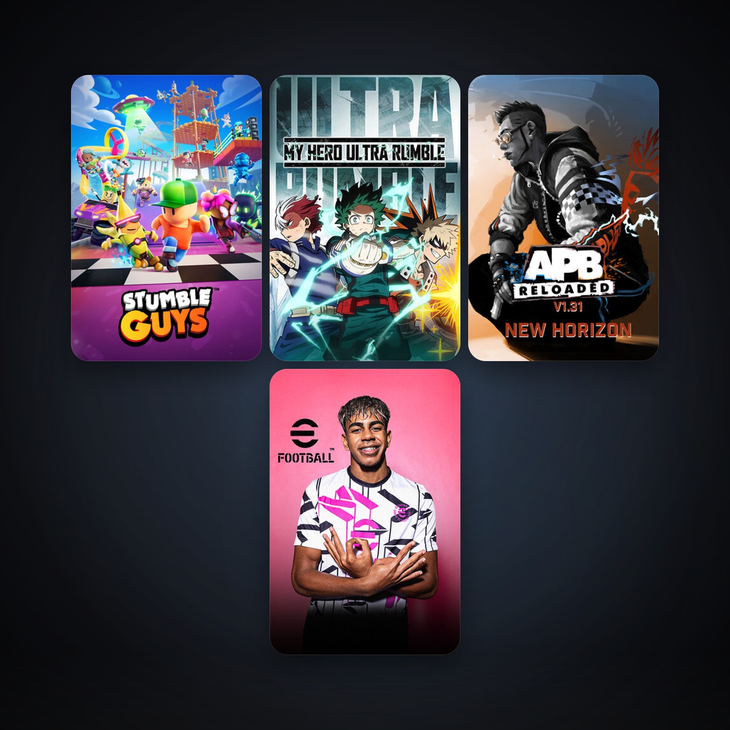 Stumble Guys & MY HERO ULTRA RUMBLE | Clean — HabibiAccounts