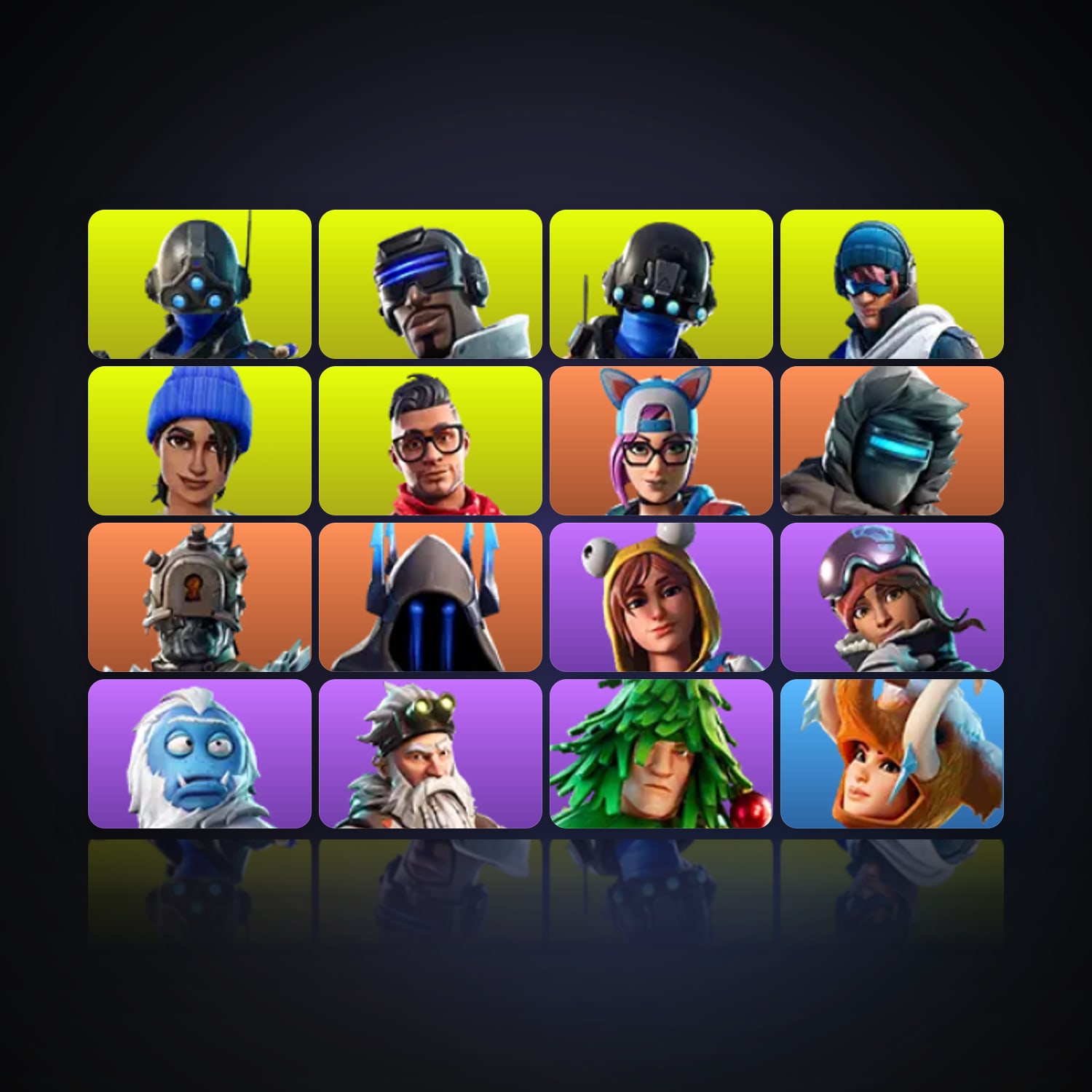 Fortnite | 16 Skins | 400 V-Bucks | Level 288 | 15 Wins — HabibiAccounts