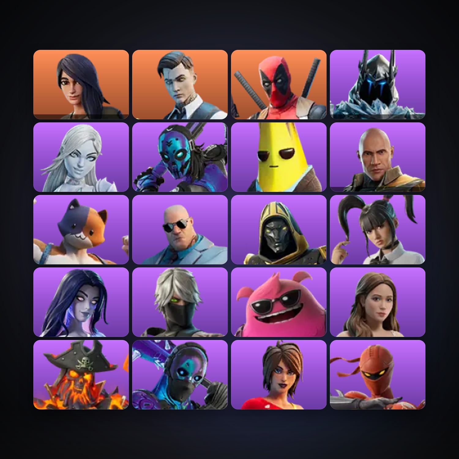 Fortnite | 22 Skins | 3.5K V-Bucks | Level 515 | 47 Wins — HabibiAccounts