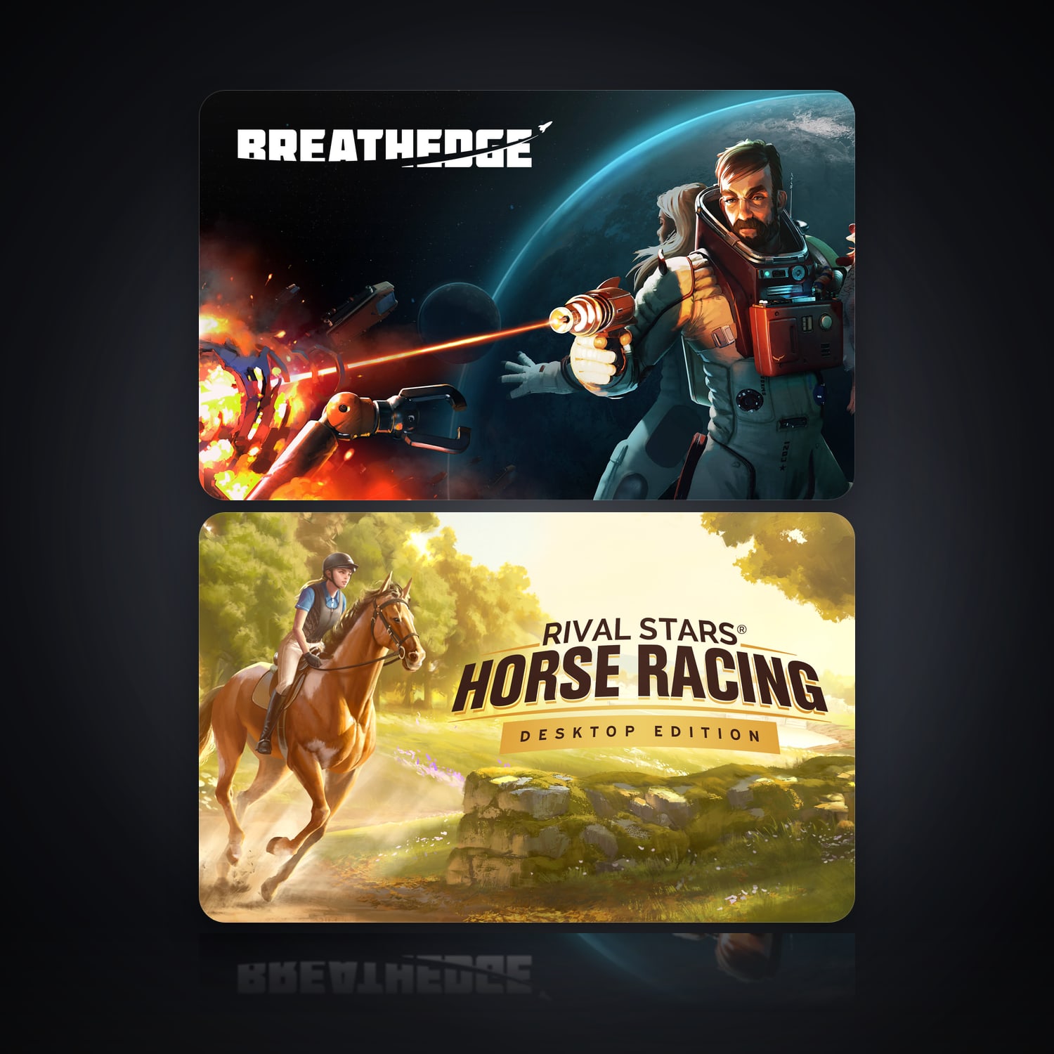 Breathedge & Rival Stars Horse Racing : Desktop Edition | 2 Games — HabibiAccounts
