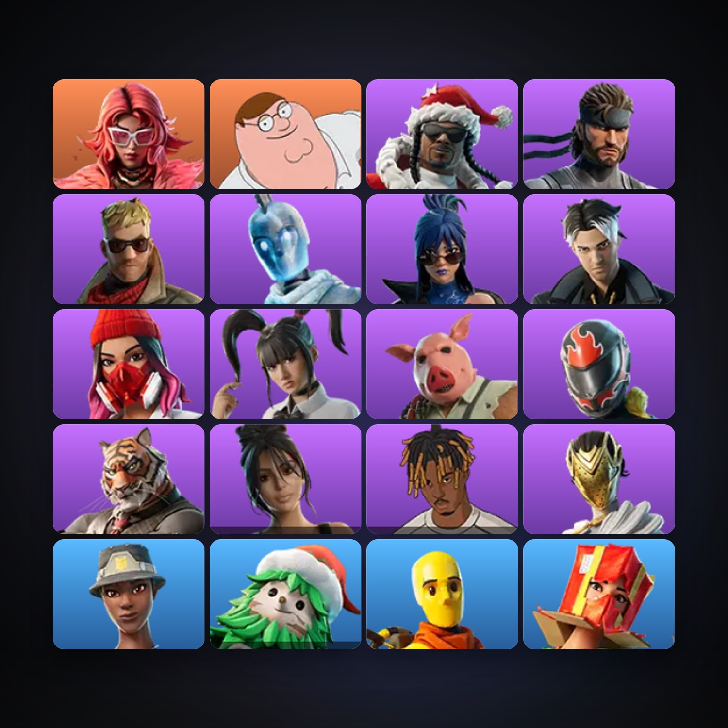 Fortnite | 21 Skins | 3K V-Bucks | Level 1216 | 87 Wins — HabibiAccounts