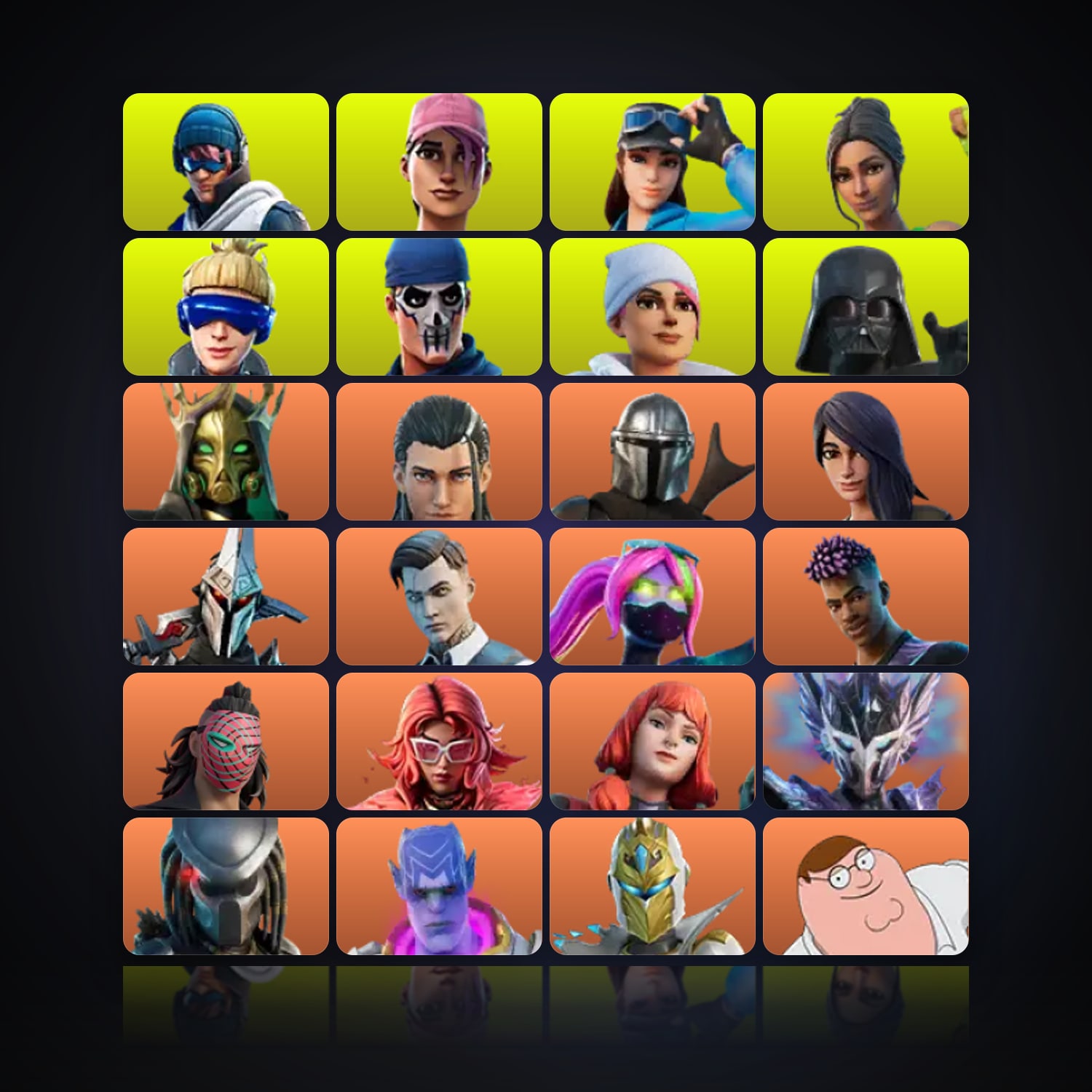 Fortnite | 299 Skins | 350 V-Bucks | Level 4223 | 464 Wins — HabibiAccounts