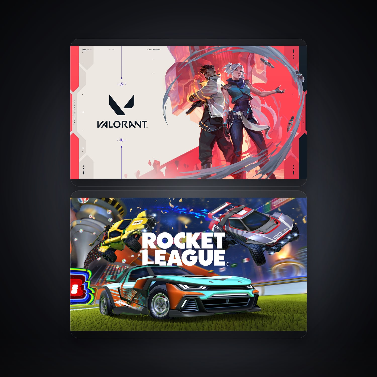 VALORANT & Rocket League | 2 Games — HabibiAccounts